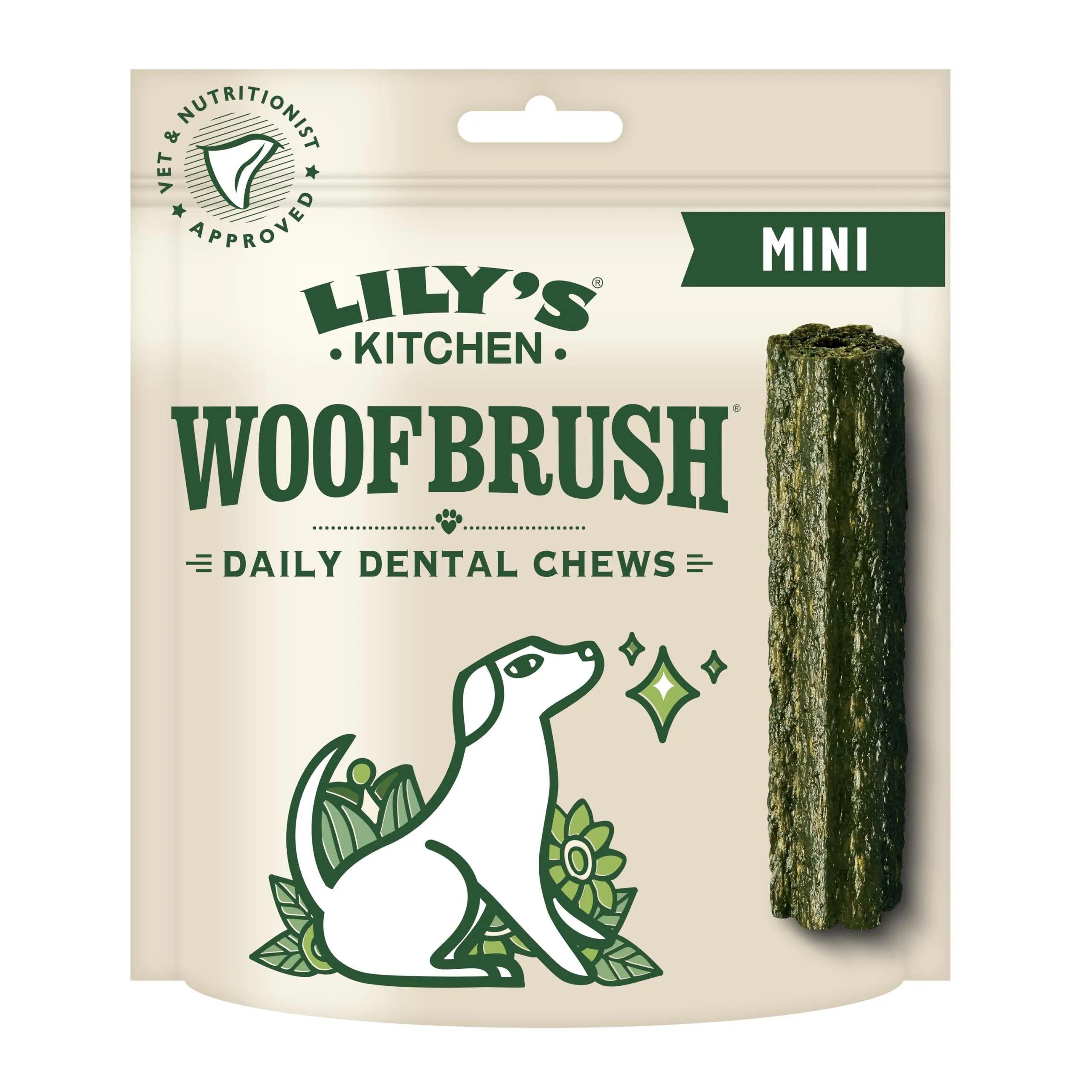 Lily's Kitchen Bastoncini dentali per cani adulti Mini Woofbrush, 7 x 13g - immagine 1