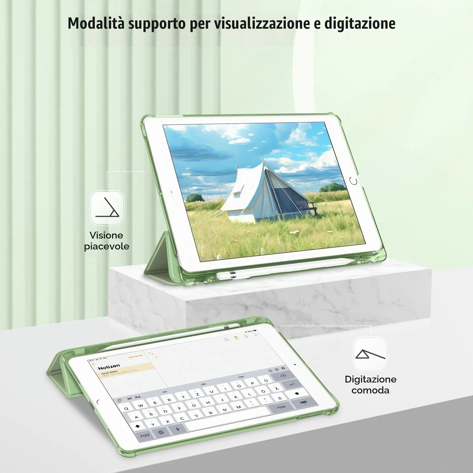 FINTIE Cover per iPad 10,2 Pollici (9a/8a/7a Generazione, 2019-2021) - immagine 3