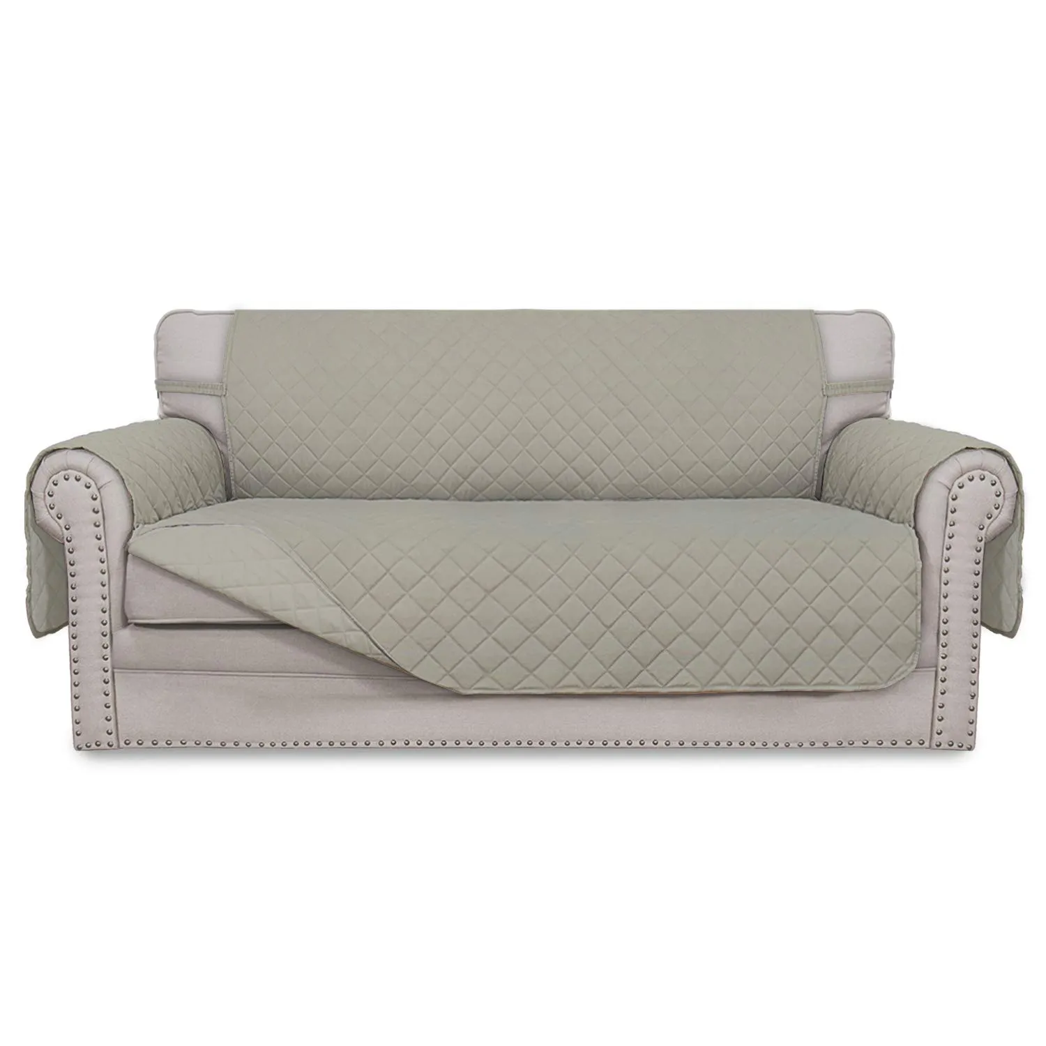 Easy-Going Copridivano Reversibile per Divano a 2 Posti, Beige/Beige - immagine 1