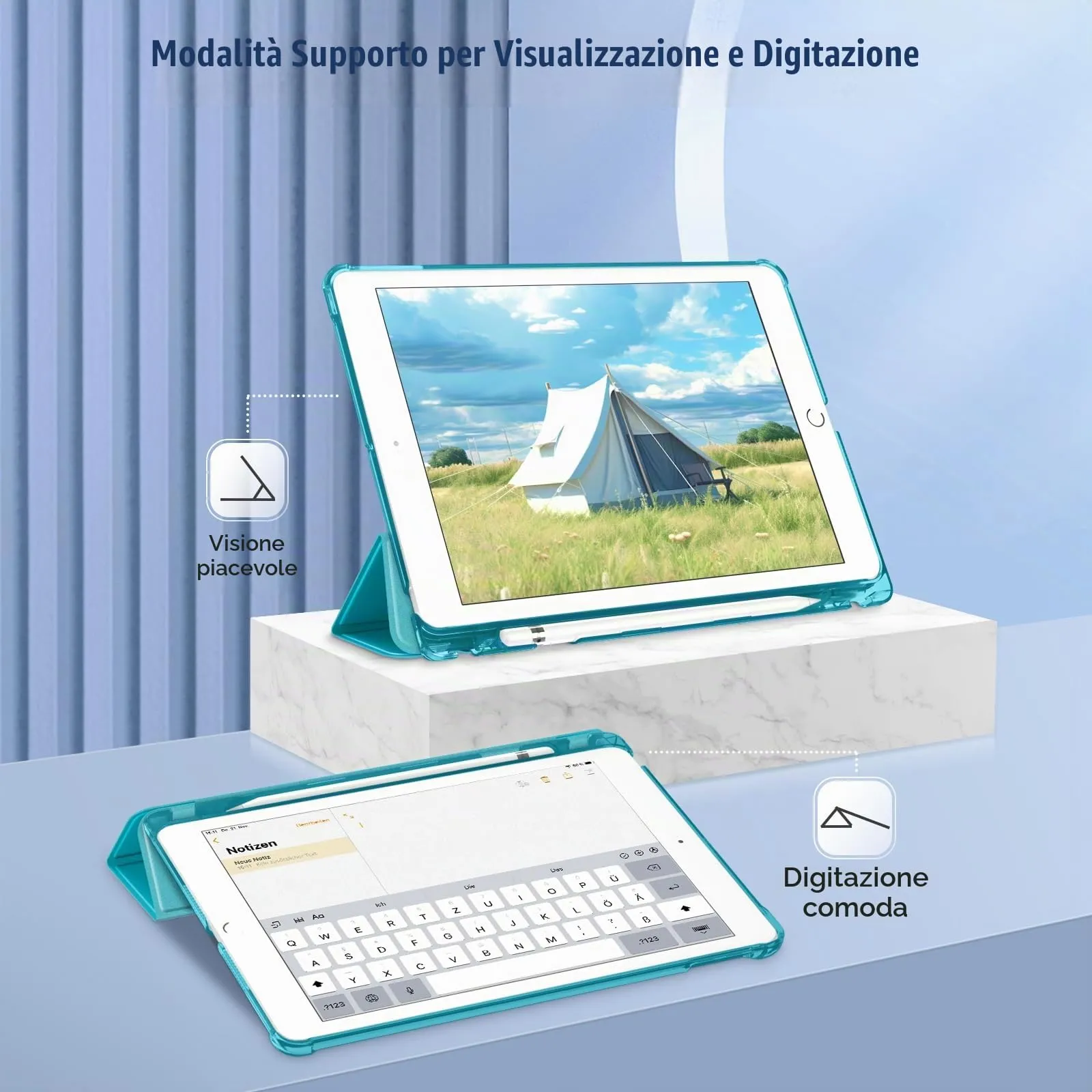 FINTIE Cover per iPad 10.2 Pollici (9a/8a/7a Generazione, 2019-2021) - immagine 3