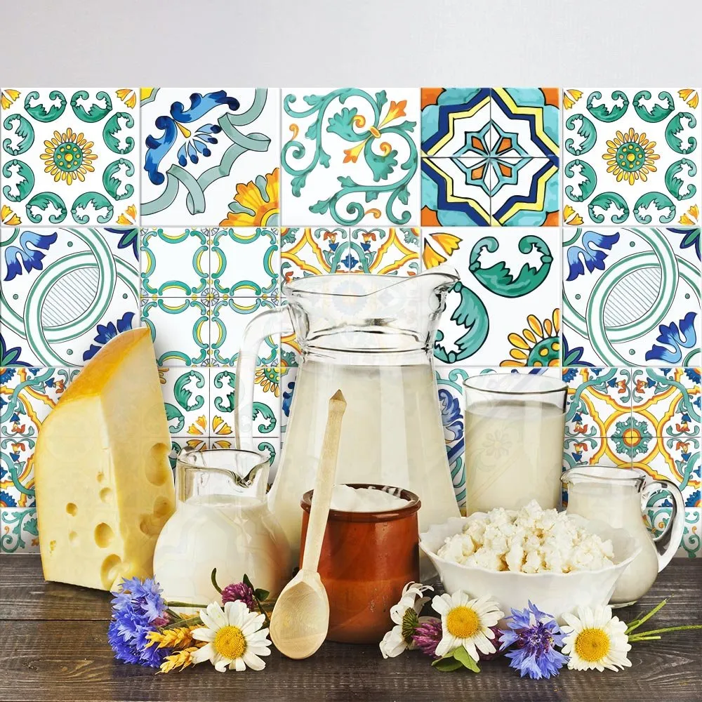 RE-COVERTILES Adesivi Piastrelle in PVC Animalier 20x20 cm, 10 Pezzi, PS00047 - immagine 3