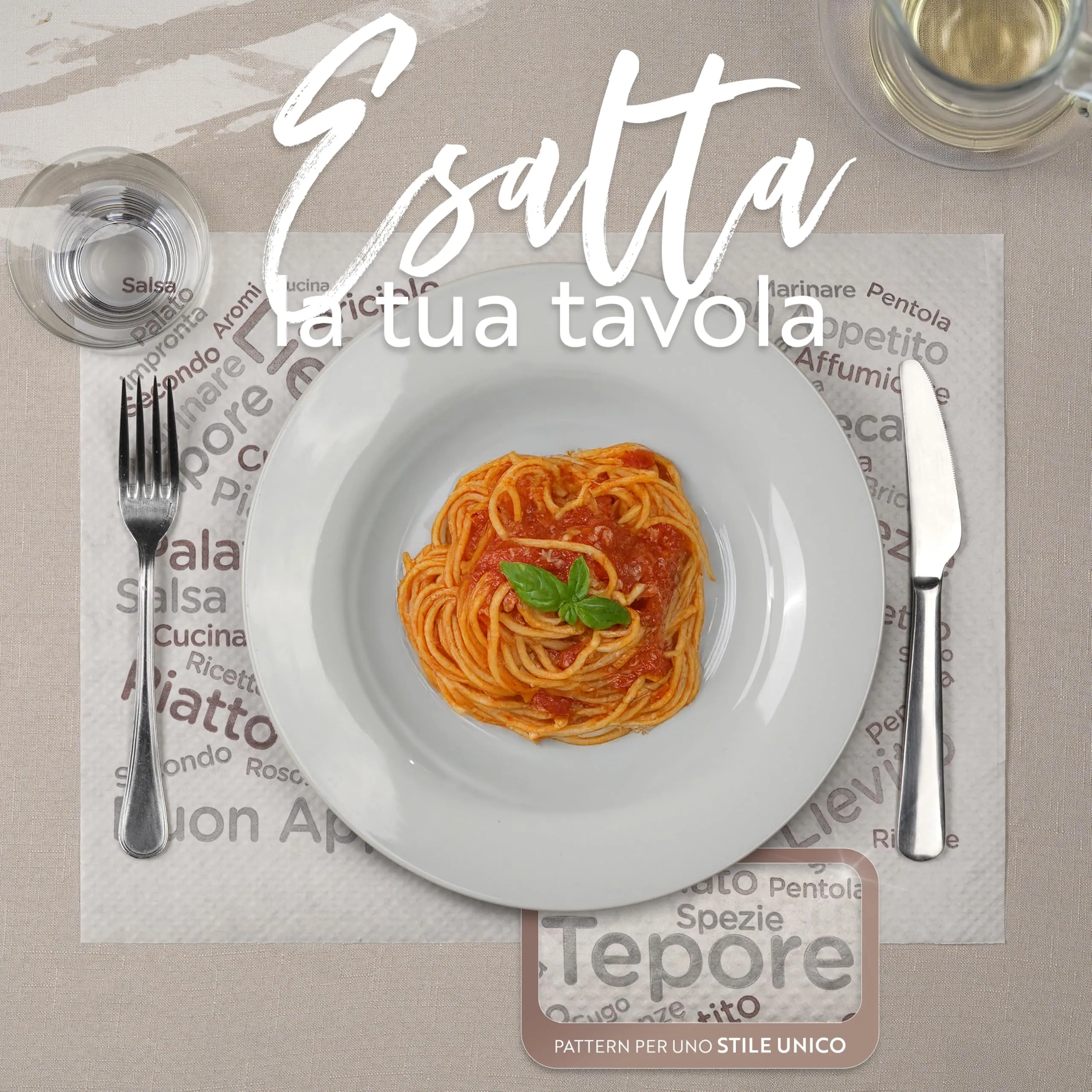 GIORDANO Cart Tovagliette in Carta Kraft Bianca Goffrata Stile Tepore, 500 pezzi, 30x40cm - immagine 3