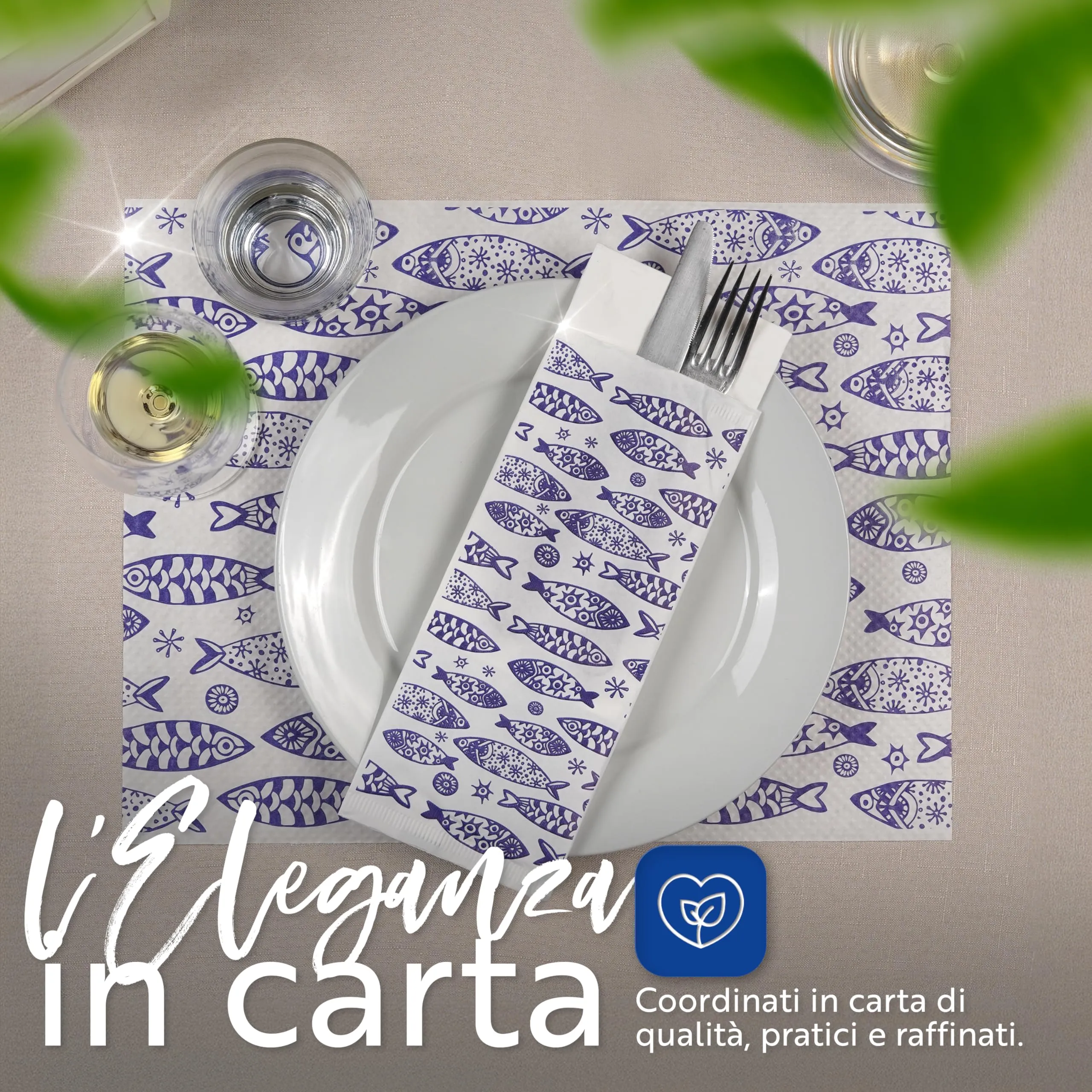 GIORDANO Cart Tovagliette in Carta Kraft Bianca Goffrata Stile Tepore, 500 pezzi, 30x40cm - immagine 8