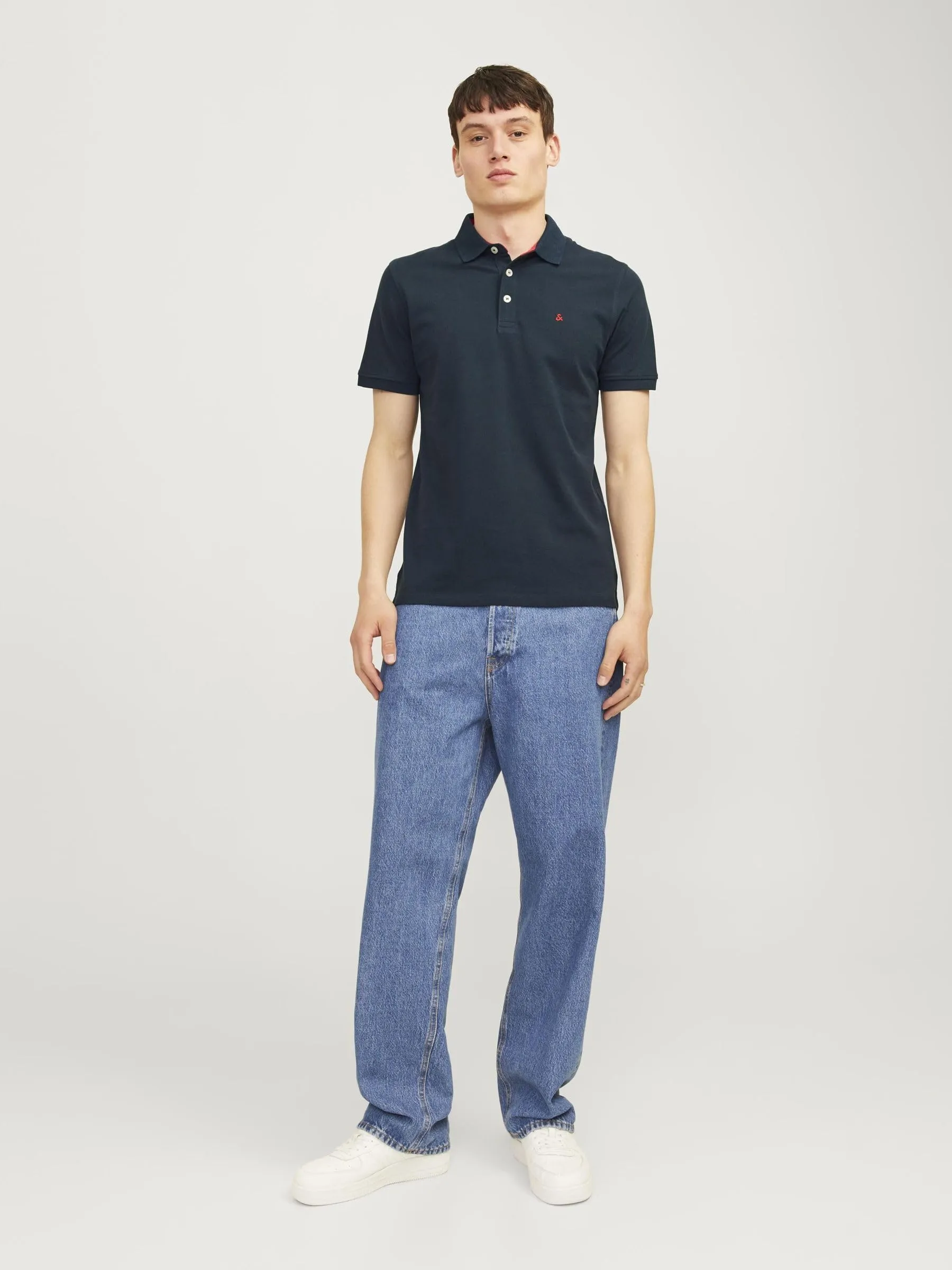 Jack & Jones Jjepaulos Polo SS Noos, Navy Blazer, XL - immagine 4