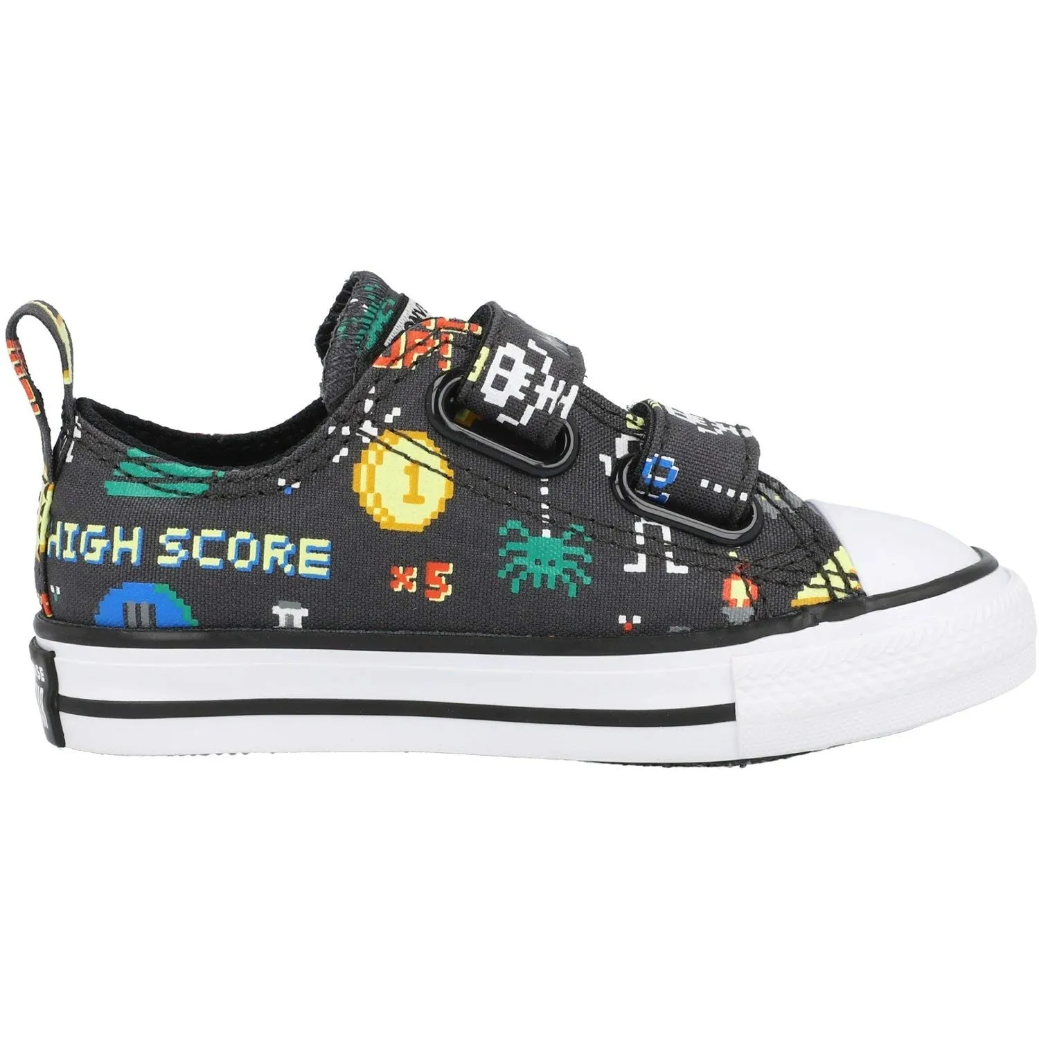 Converse Chuck Taylor Gamer Kids - Storm Wind Nero Bianco Giocatore - immagine 4
