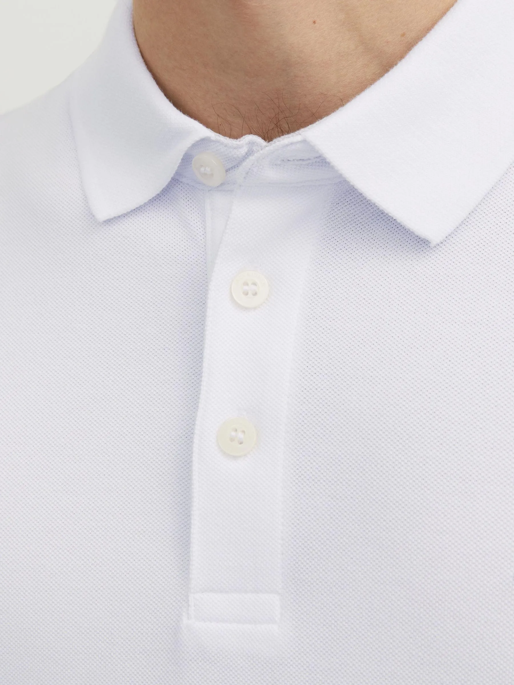 Jack & Jones Jjepaulos Polo SS Noos Maglietta - Bianco 12136668, S Uomo - immagine 6