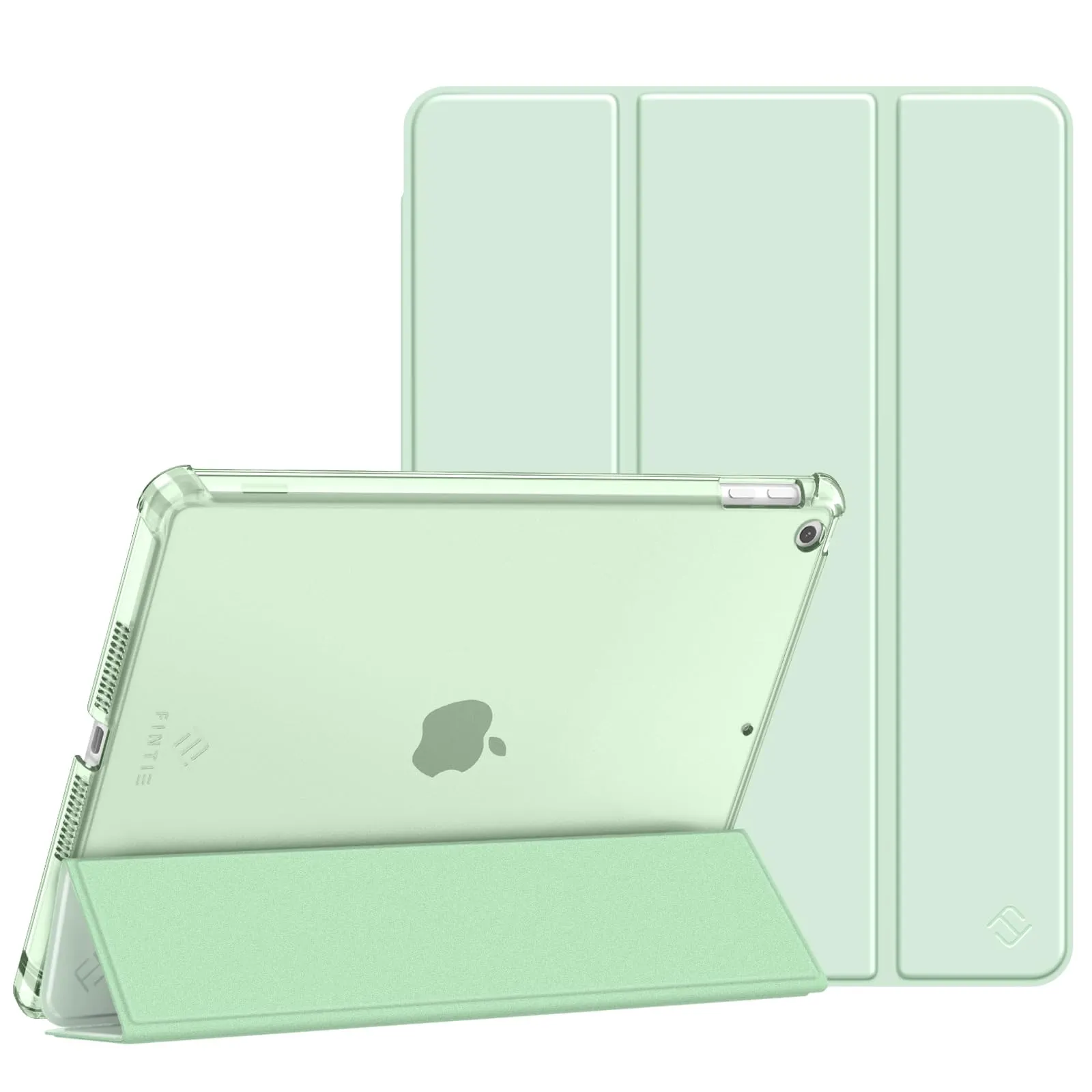 FINTIE Custodia per iPad 10.2 Pollici (9a/8a/7a Generazione 2019-2021) con Porta Matita, Verde Chiaro - immagine 1
