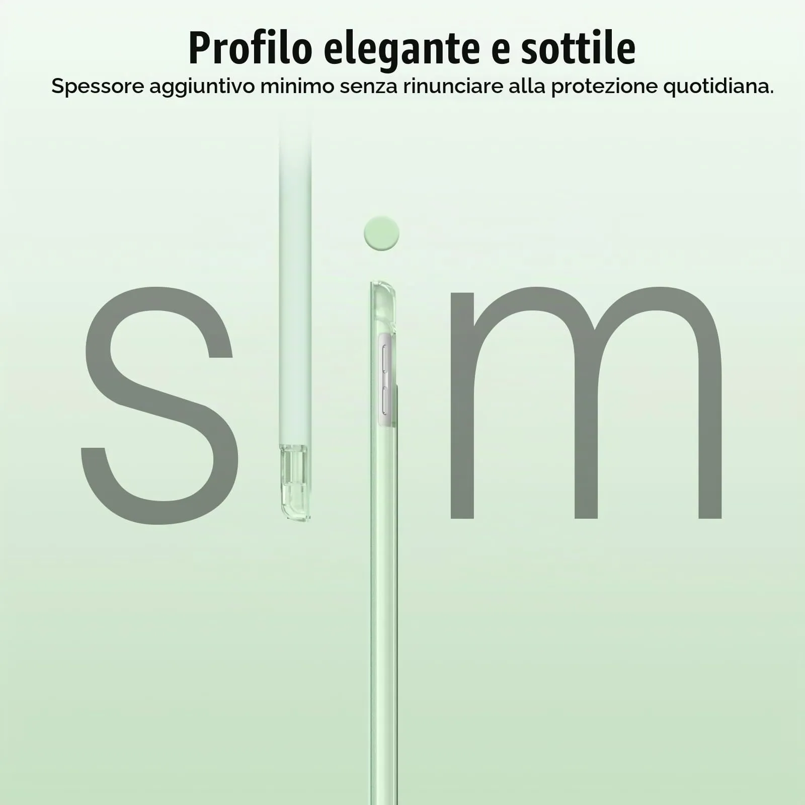 FINTIE Custodia per iPad 10.2 Pollici (9a/8a/7a Generazione 2019-2021) con Porta Matita, Verde Chiaro - immagine 4