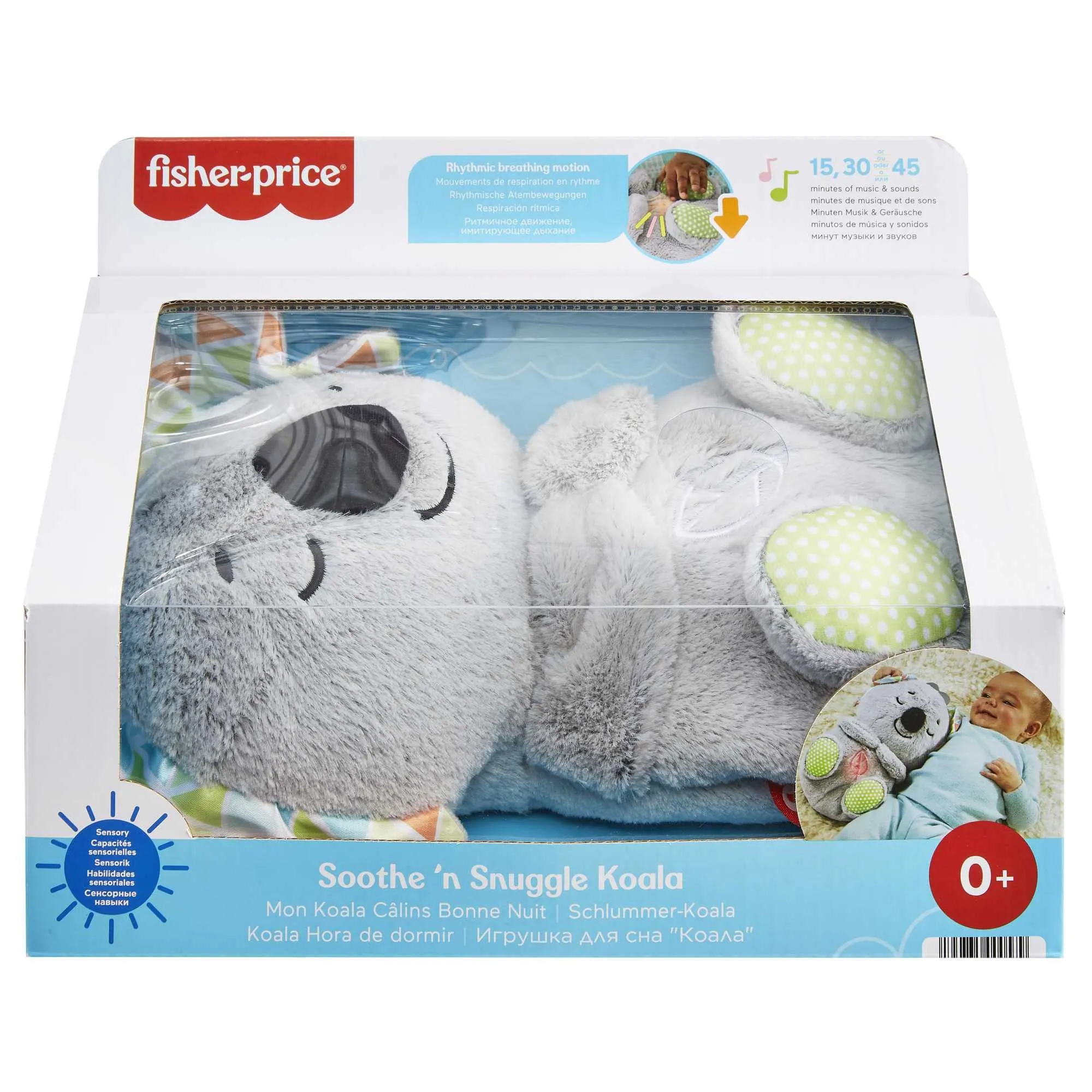 Fisher-Price Koala Soffice Relax Giocattolo per Neonati HBP87 - immagine 6