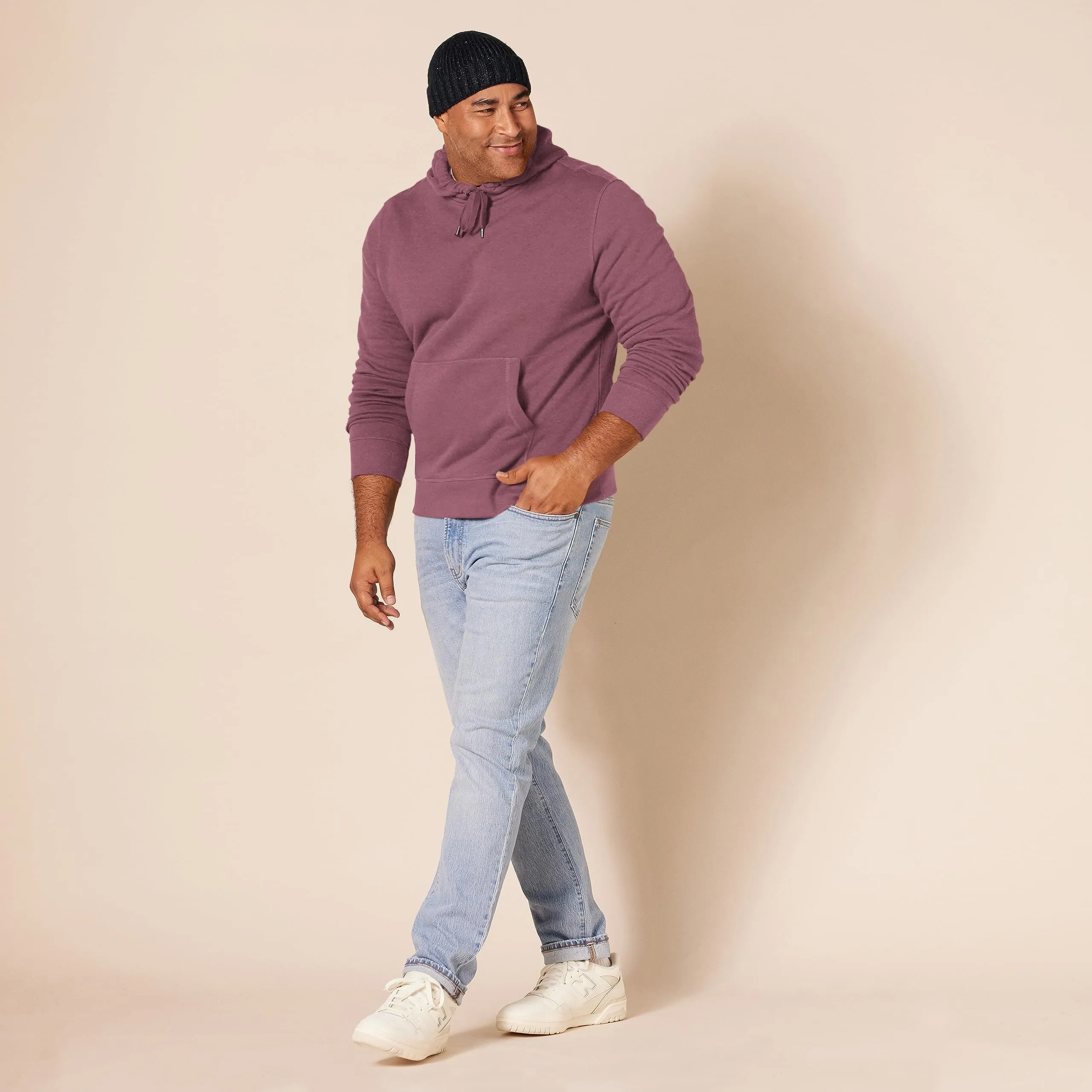 Amazon Essentials Felpa con Cappuccio Uomo, Vinaccia, XXL - immagine 8