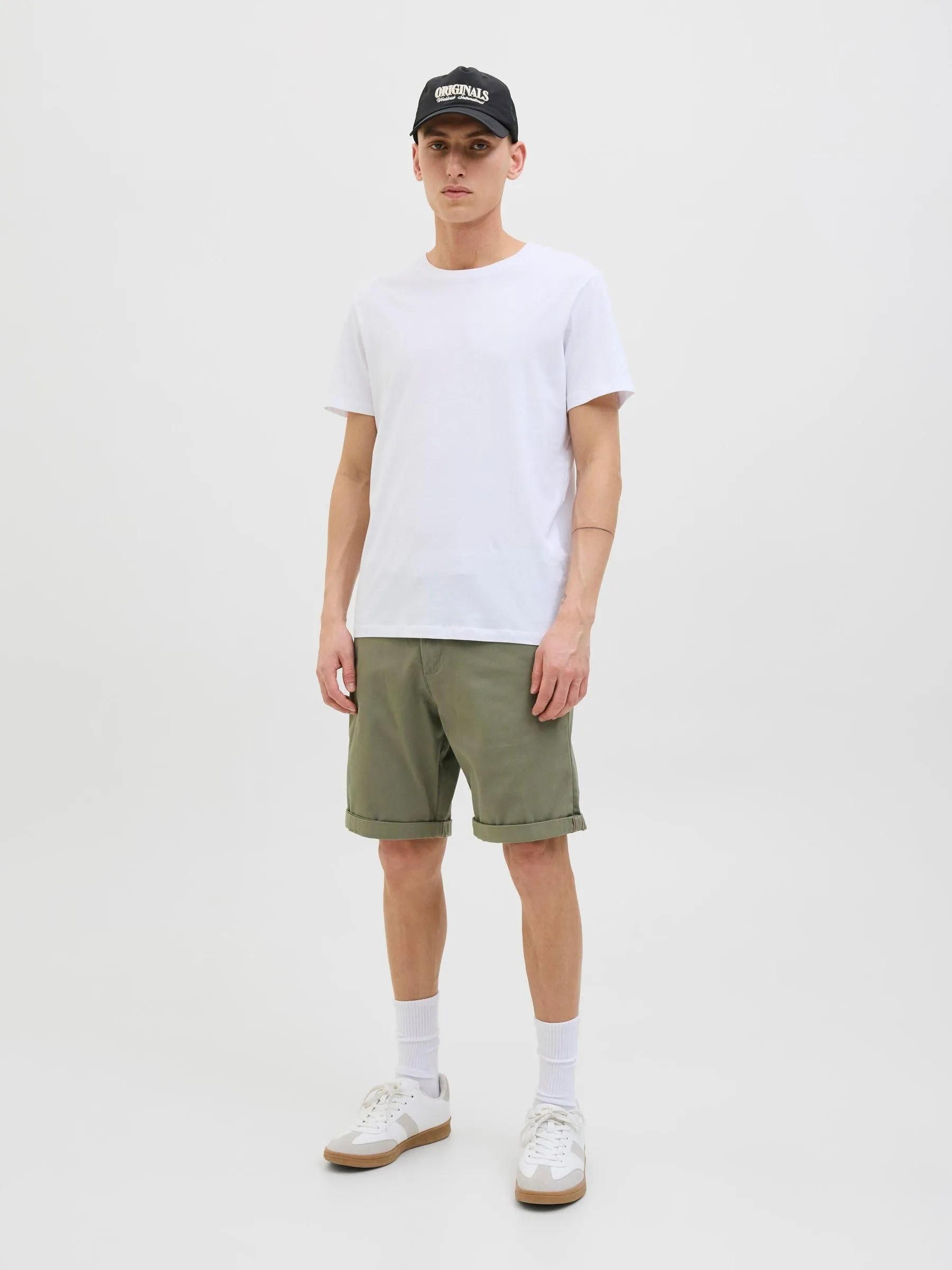 Jack & Jones Pantaloncini Chino Uomo, Verde, XS - immagine 6