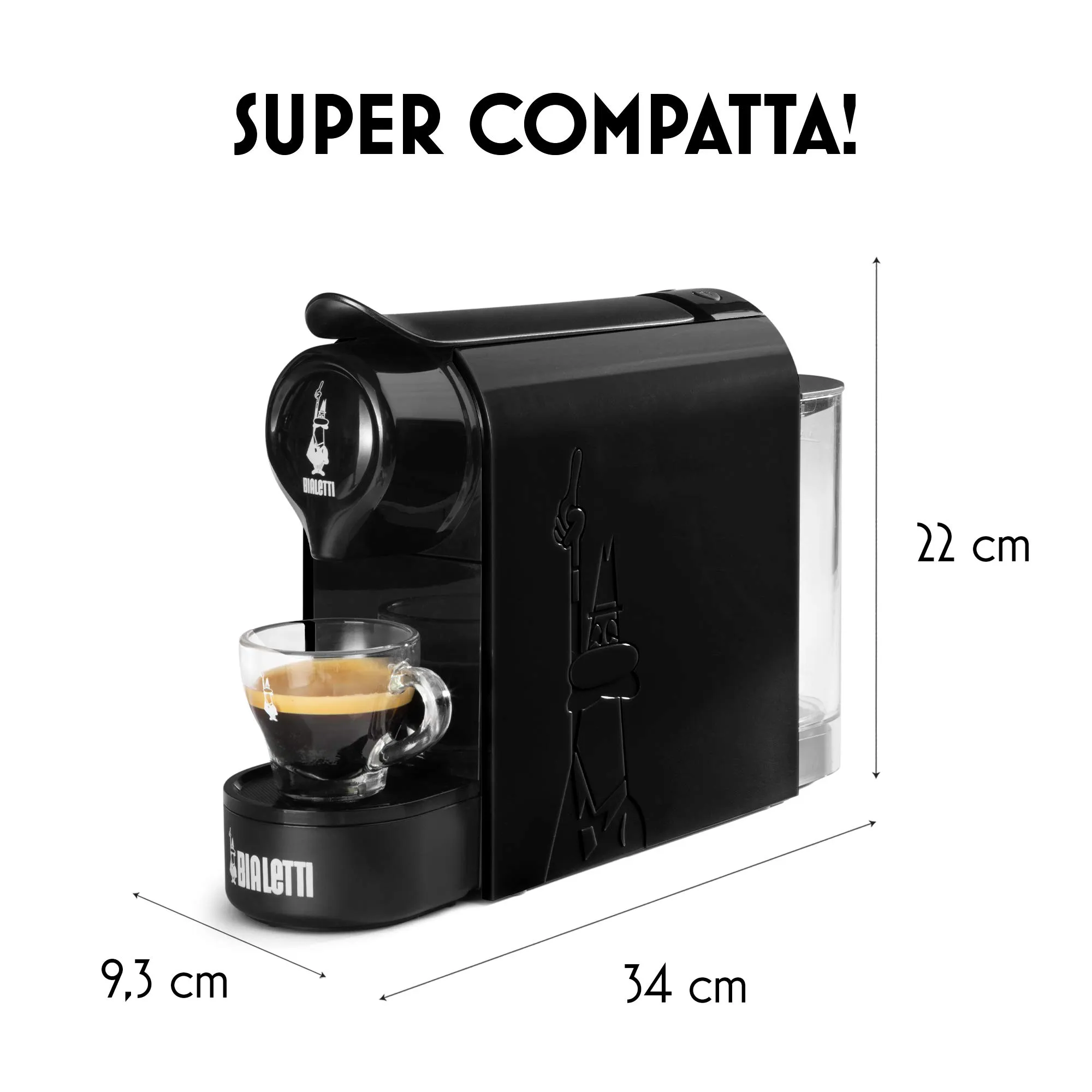 Bialetti Gioia Macchina Caffè Espresso, Nero - immagine 7