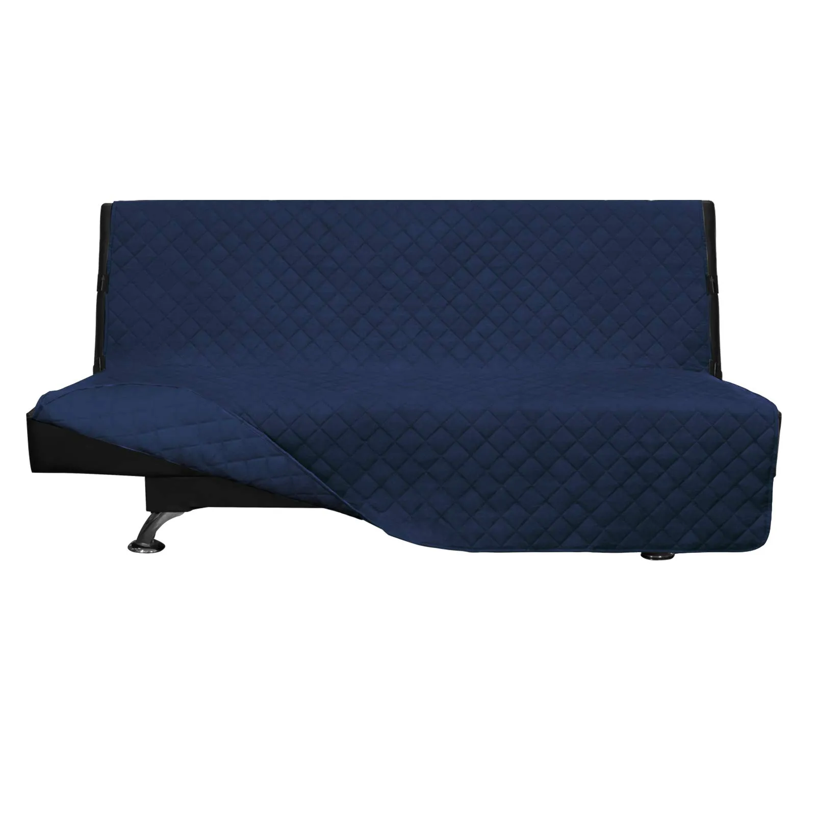 Easy-Going Fodera per Divano Futon Reversibile Impermeabile, Blu Navy, 70'' - immagine 1