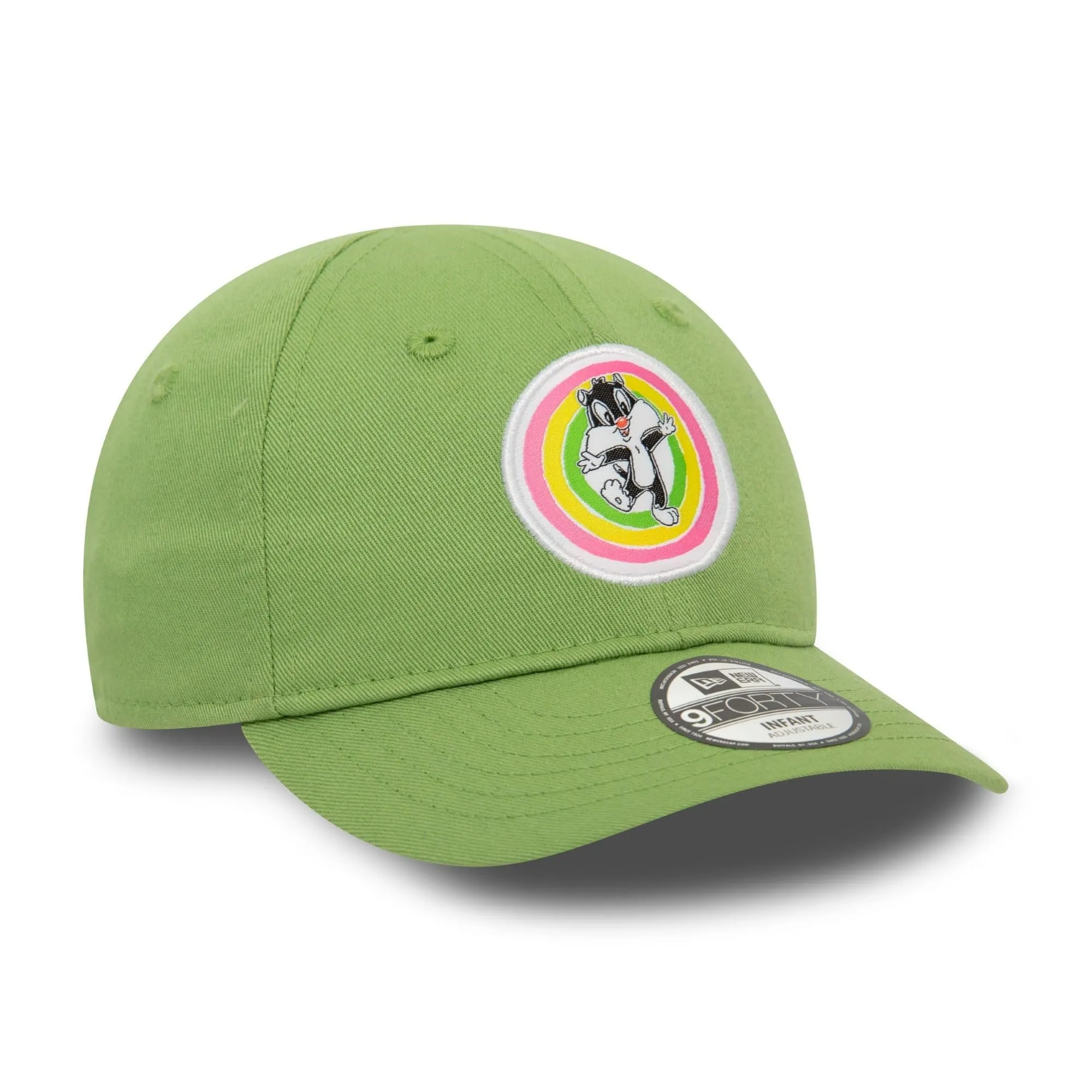 New Era Looney Tunes Silvestro 9Forty Berretto da Baseball per Neonato Verde - immagine 3