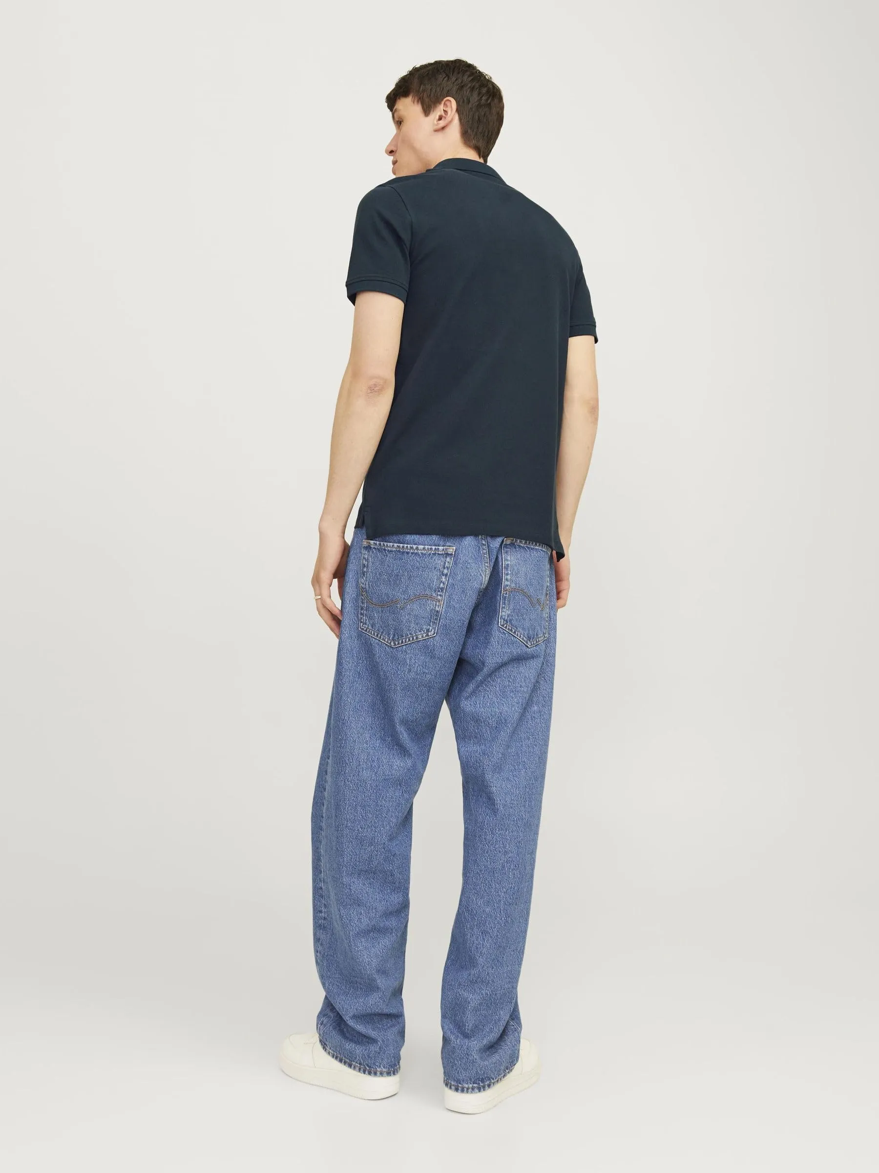 Jack & Jones Jjepaulos Polo SS Noos, Navy Blazer, XS - immagine 3