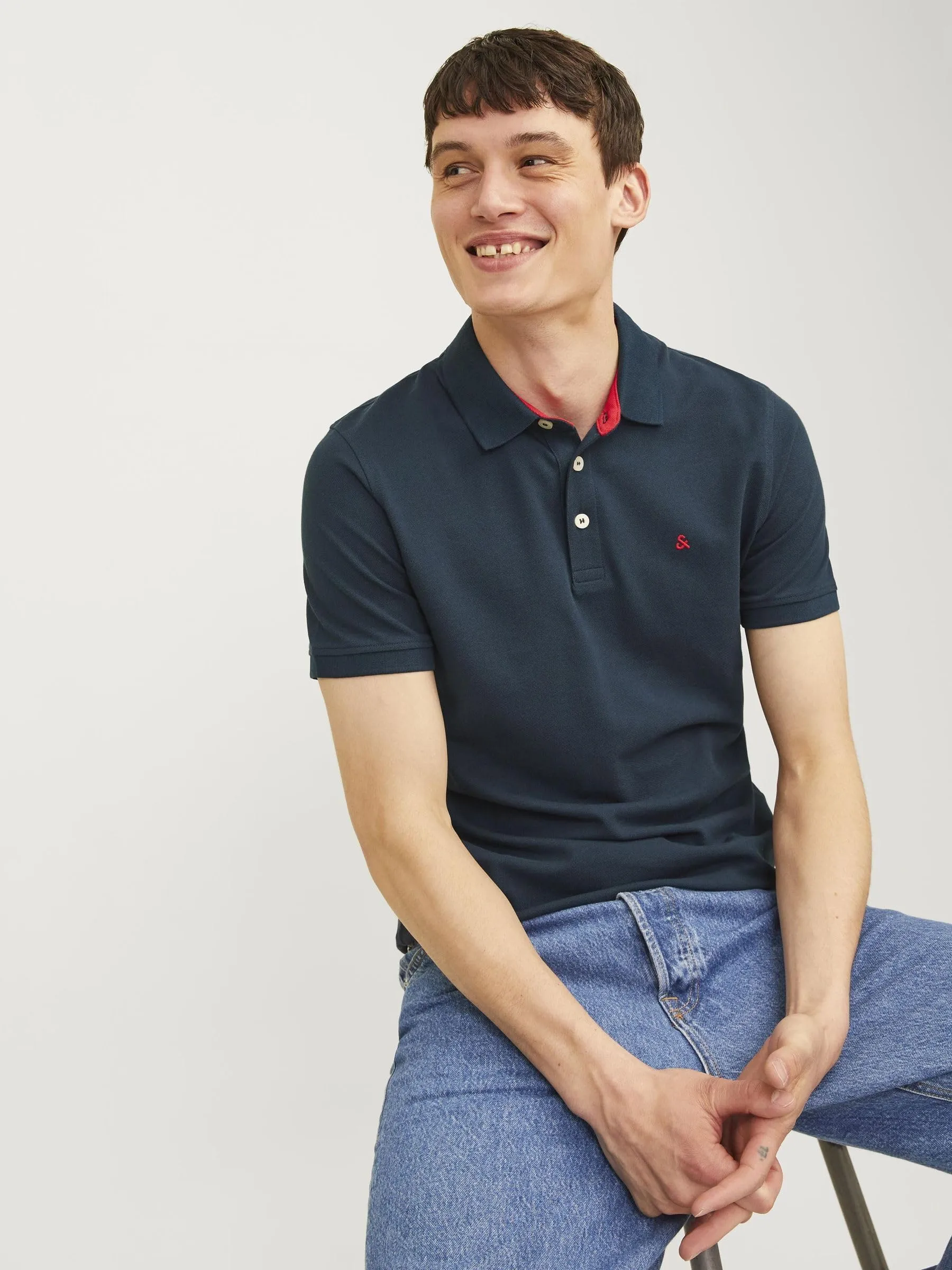 Jack & Jones Jjepaulos Polo SS Noos, Navy Blazer, XS - immagine 7