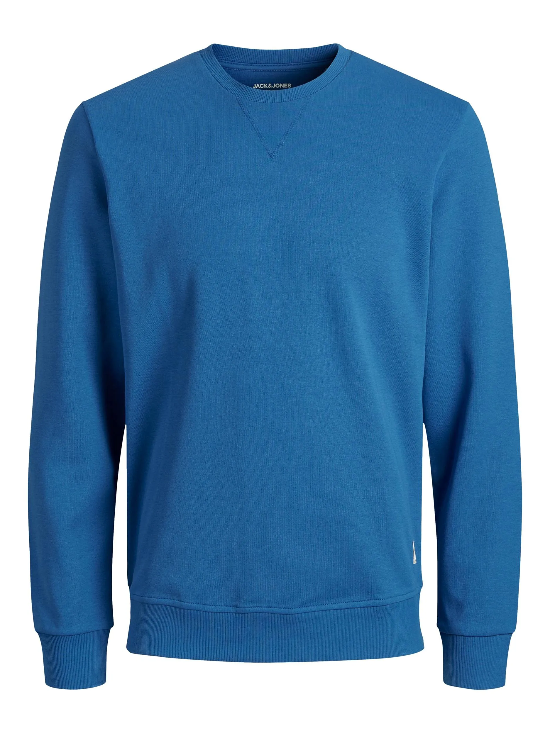 Jack & Jones JJEBASIC Felpa da Uomo con Scollo Rotondo Noos, Classic Blue, L - immagine 1
