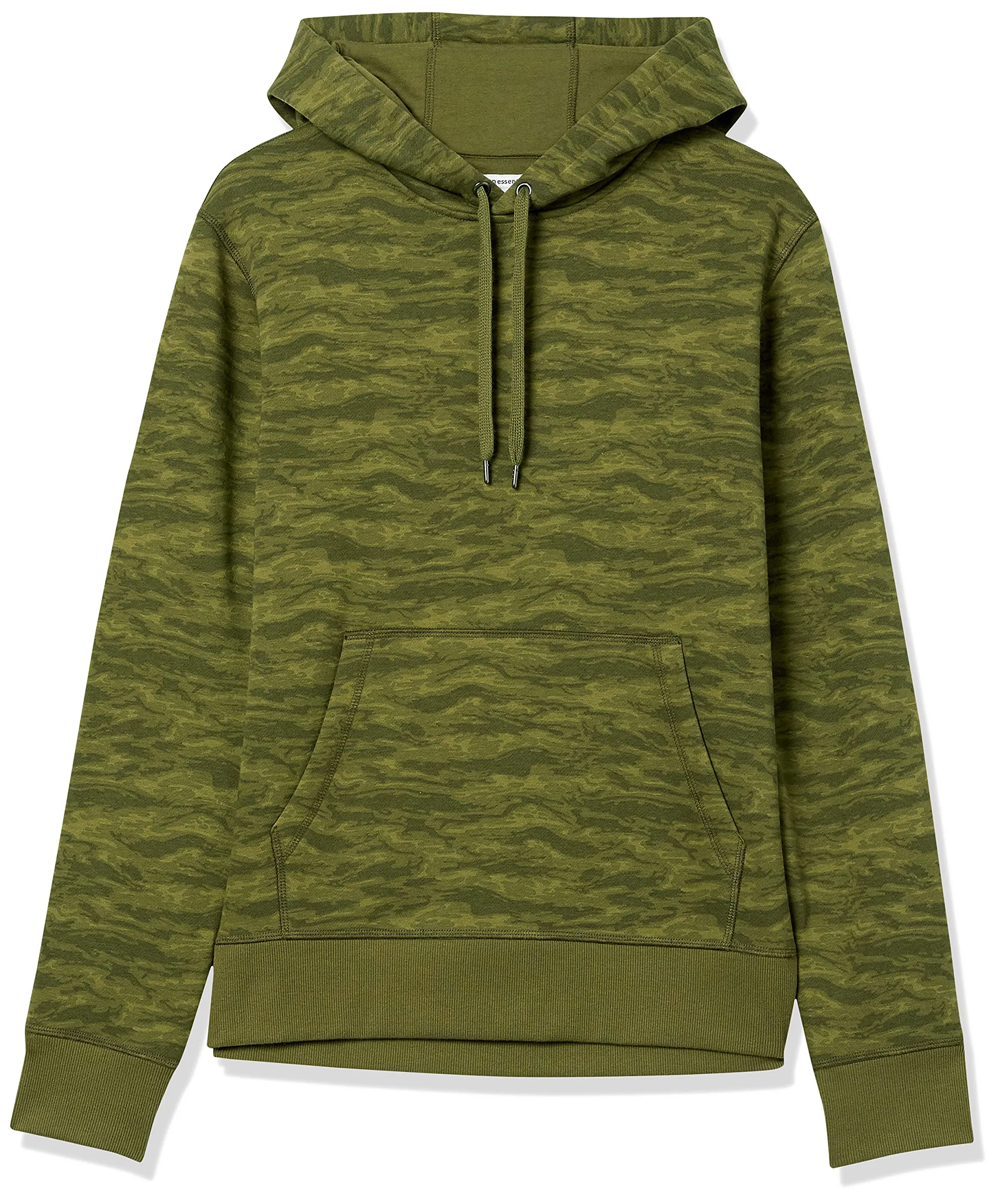 Amazon Essentials Felpa con Cappuccio Uomo, Verde Motivo Mimetico Astratto, XL - immagine 6