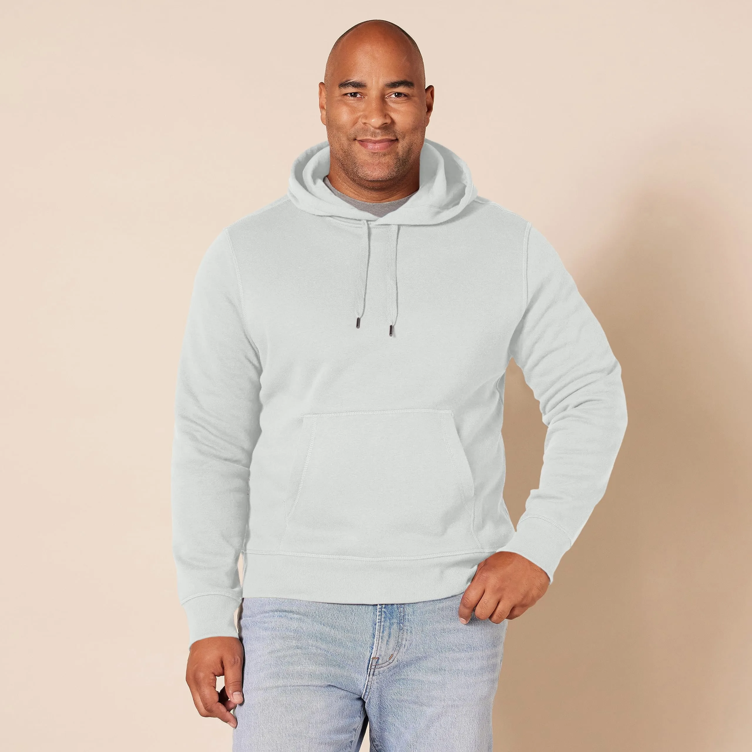 Amazon Essentials Felpa con Cappuccio Uomo, Bianco, XL - immagine 6