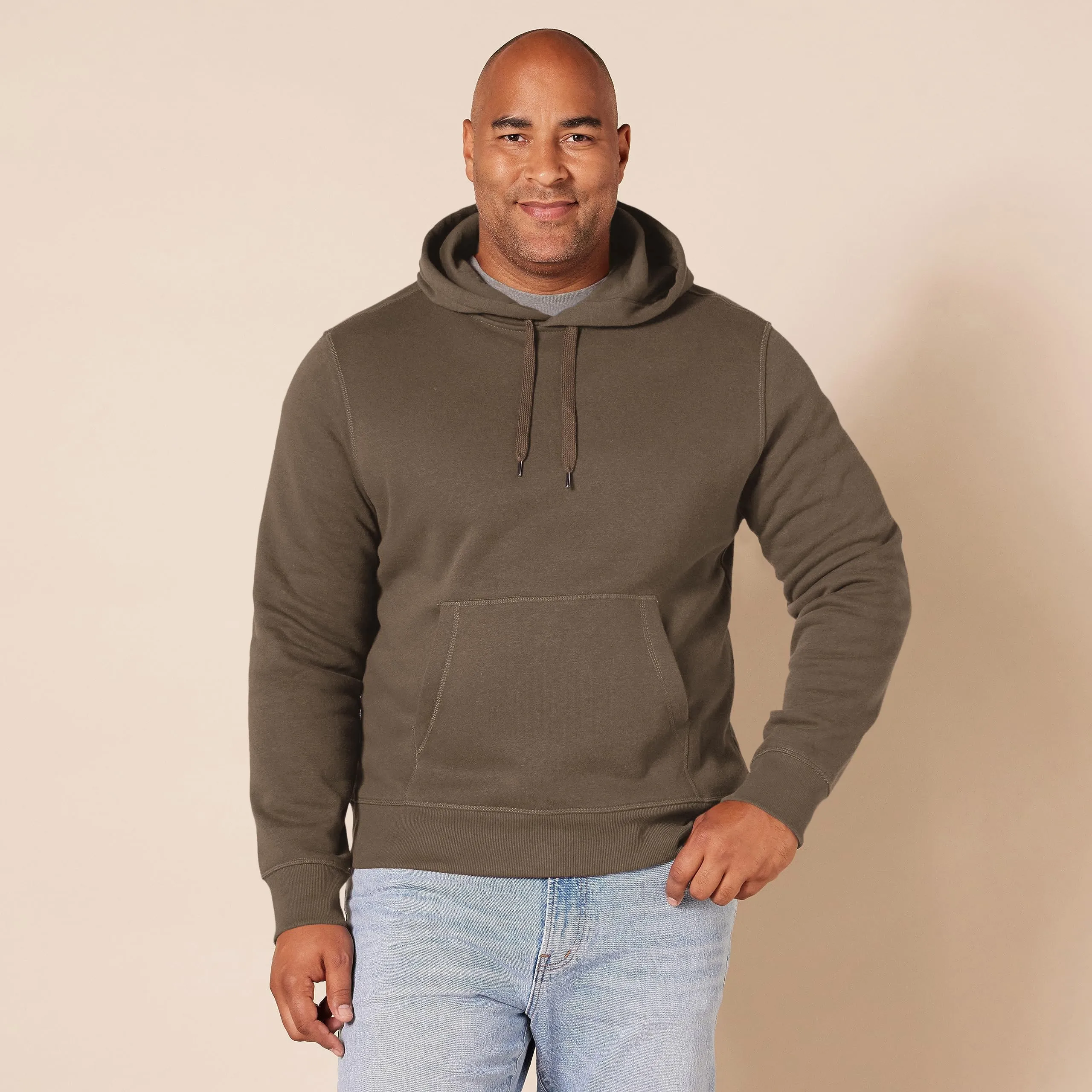 Amazon Essentials Felpa con Cappuccio Uomo, Marrone Medio, XL - immagine 6