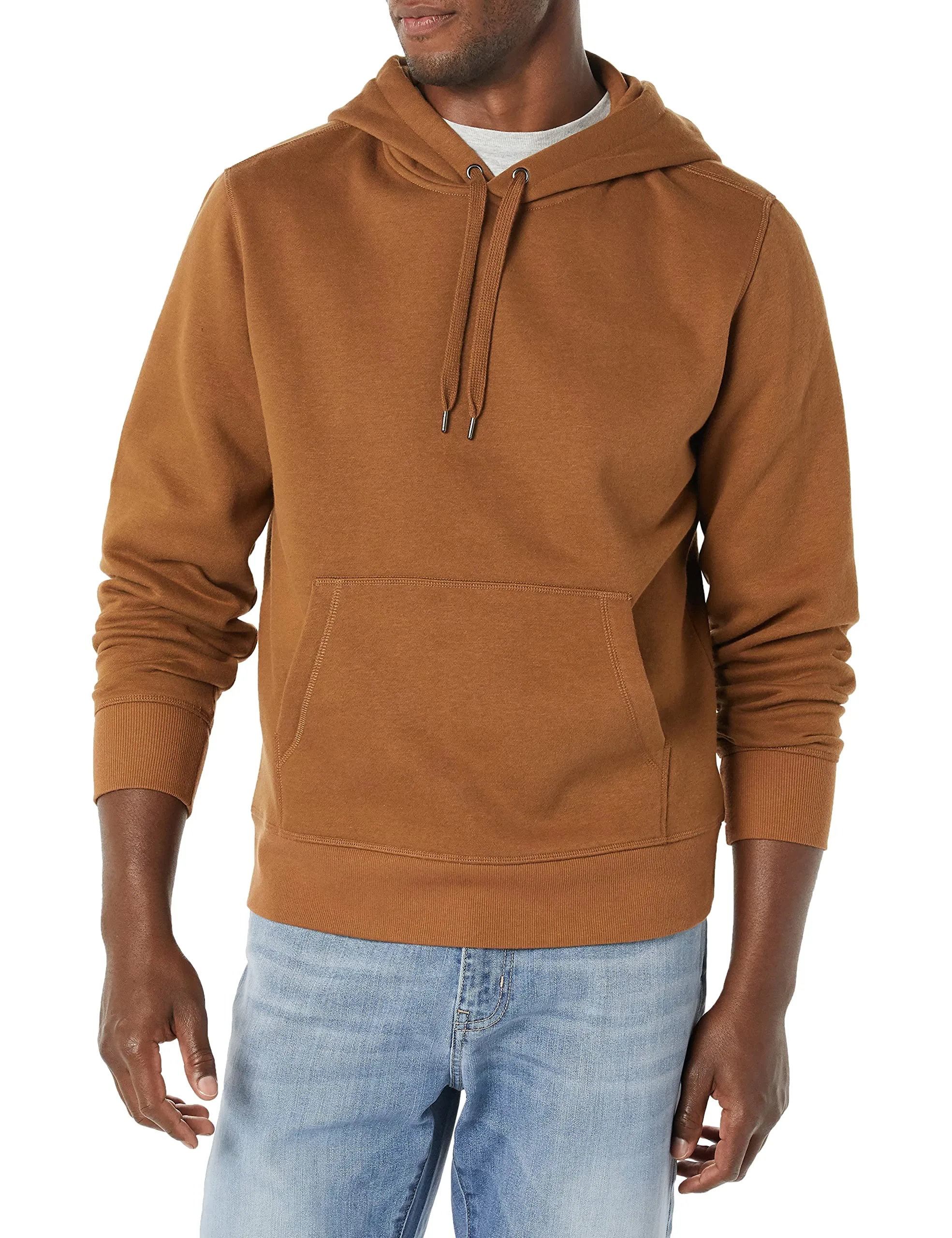 Amazon Essentials Felpa con Cappuccio Uomo, Marrone Toffee, M - immagine 1