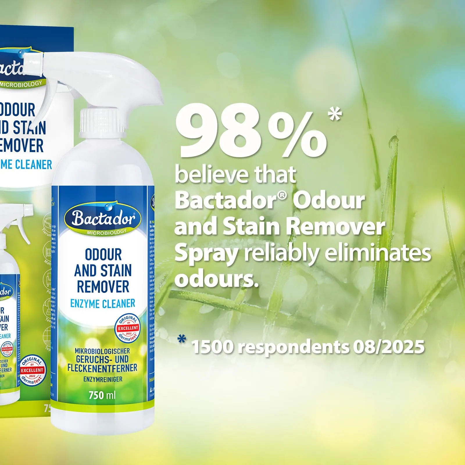 Bactador Anti-Odore Microbiologico Per Gabbie Per Roditori, Detergente Enzimatico, 500 ml - immagine 7