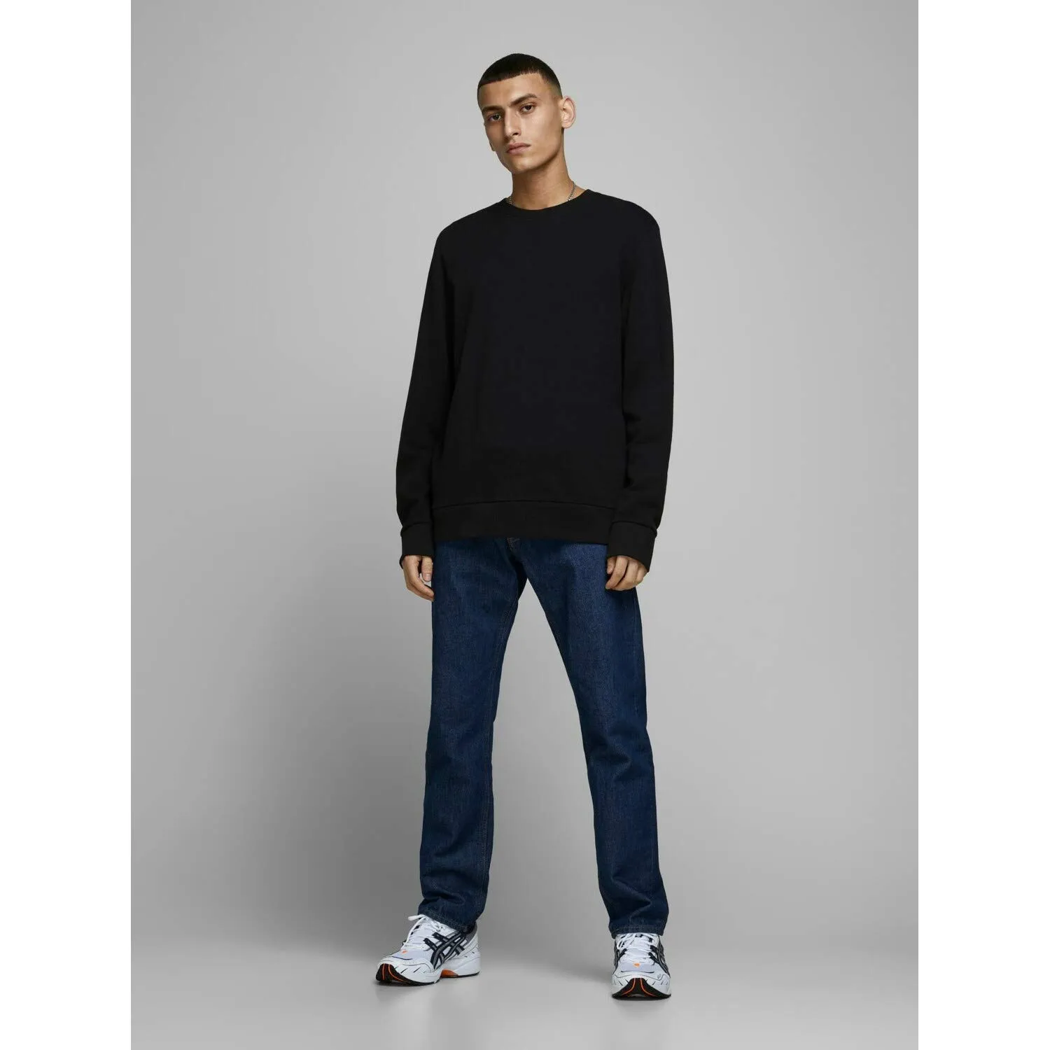 Jack & Jones Jjeholmen Noos 12136886 Felpa da Uomo Girocollo, 3XL - immagine 5