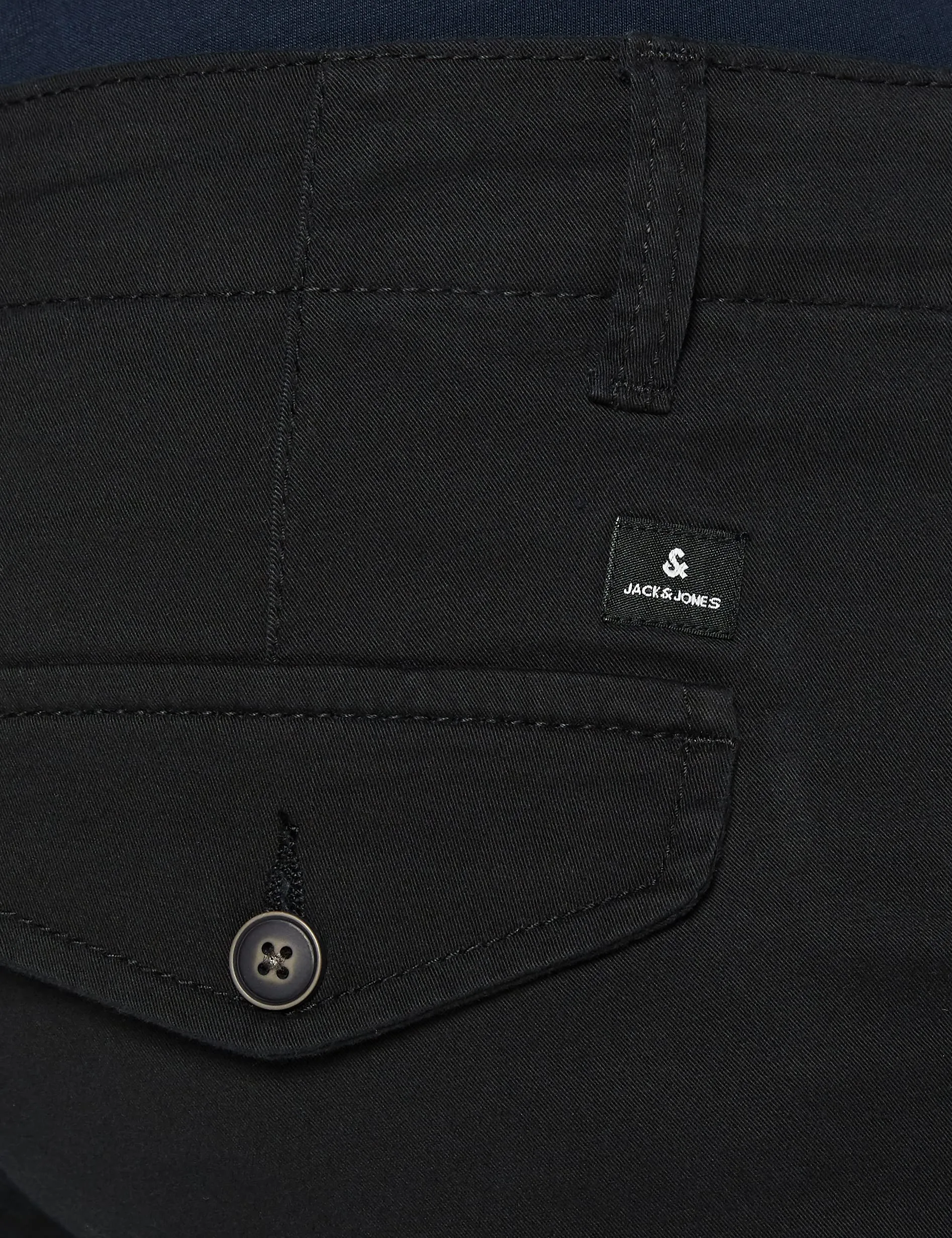 Jack & Jones Plus Size Cargo Pants Slim Tapered Fit - Nero - 52/32 - immagine 5