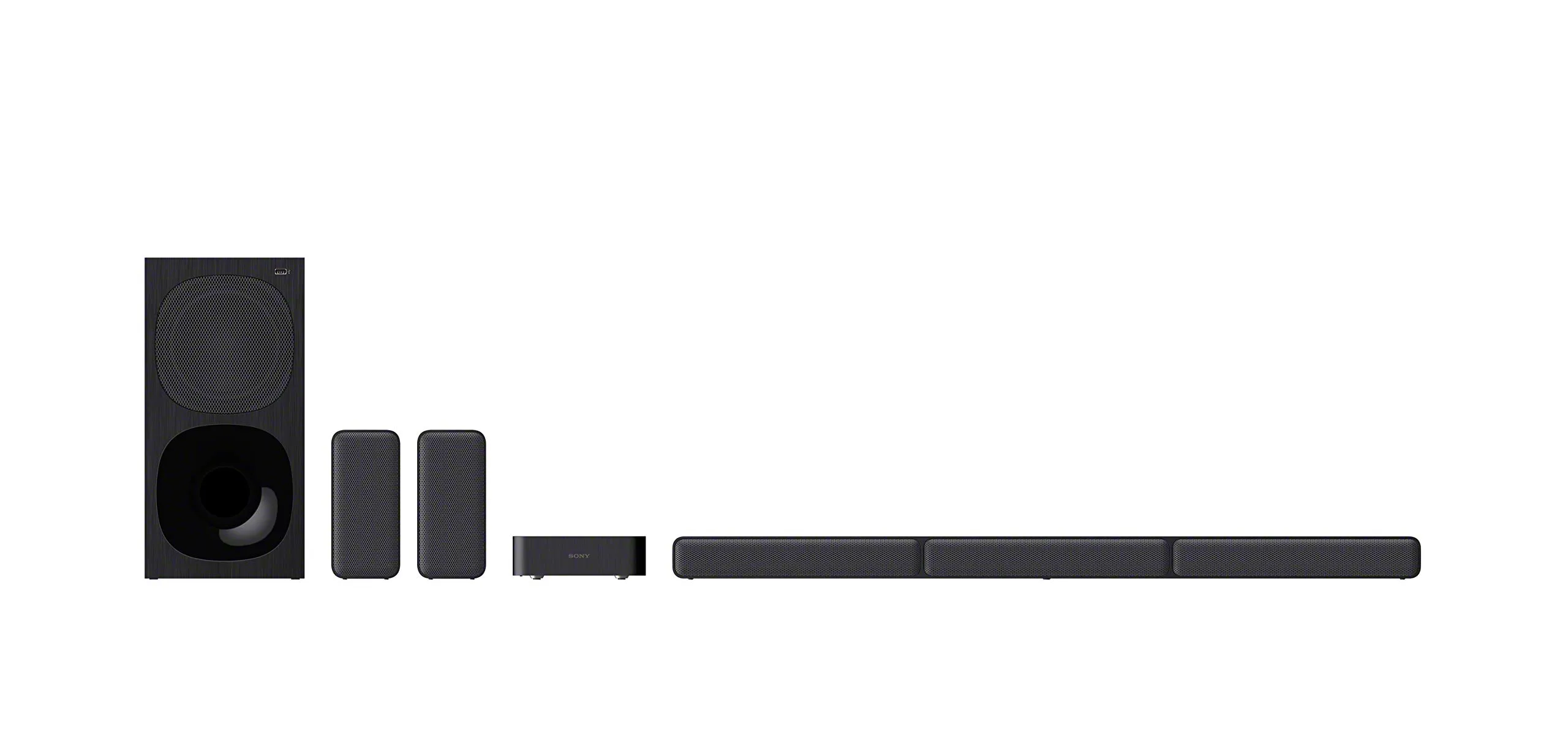 Sony HT-S40R Soundbar 5.1 Canali 600W Dolby Digital, Subwoofer Cablato e Speaker Posteriori Wireless, Bluetooth, Nero - immagine 2