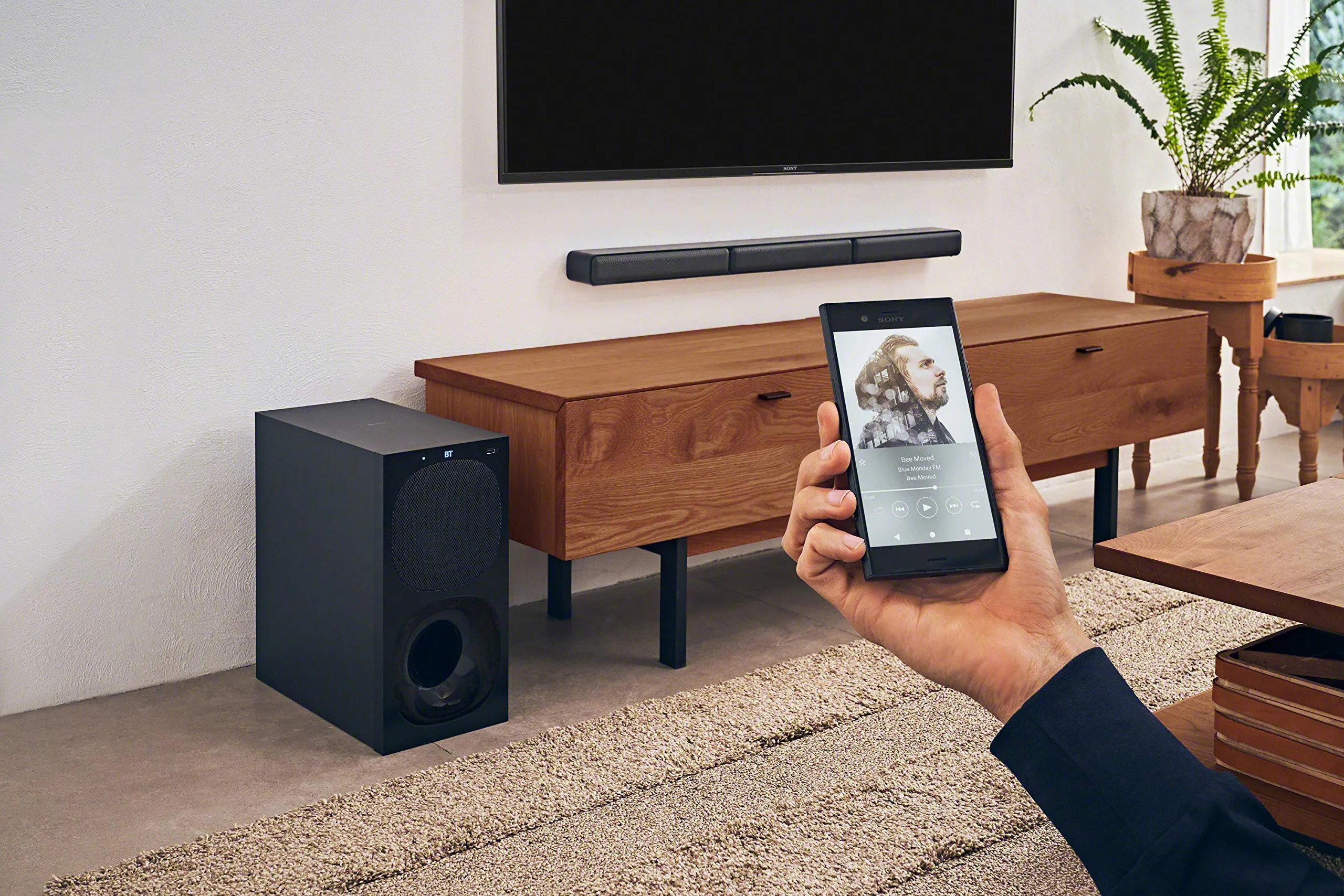 Sony HT-S40R Soundbar 5.1 Canali 600W Dolby Digital, Subwoofer Cablato e Speaker Posteriori Wireless, Bluetooth, Nero - immagine 11