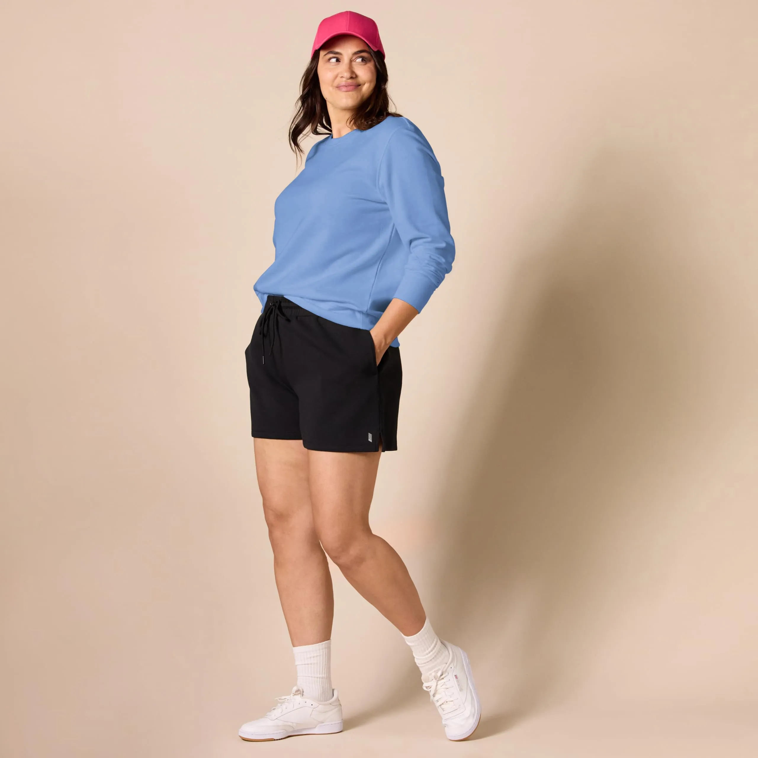 Amazon Essentials Felpa in Pile Girocollo Donna, Blu, XL - immagine 7