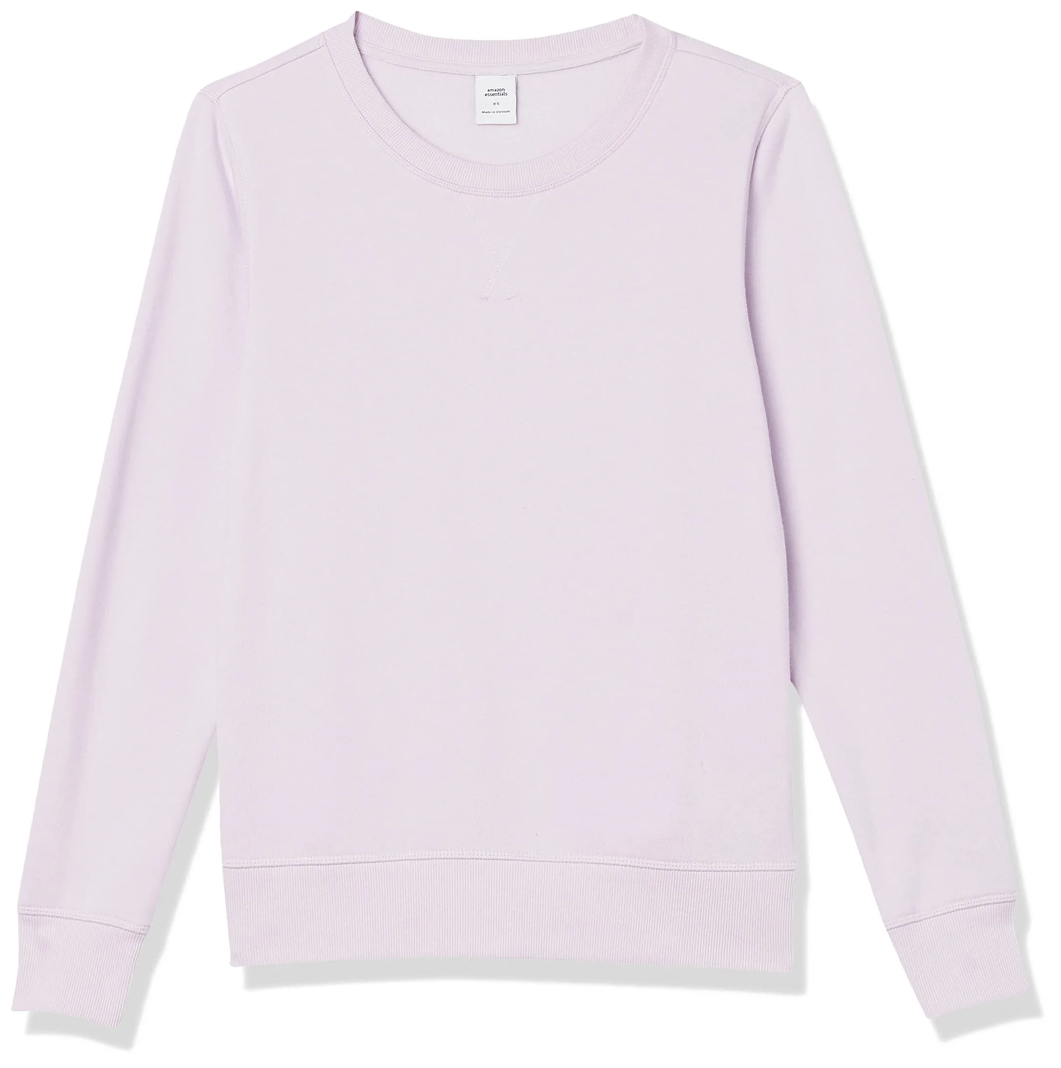 Amazon Essentials Felpa in Pile Girocollo Donna, Lilla, M - immagine 8