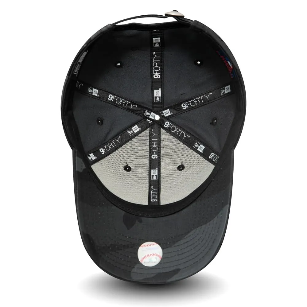 New Era New York Yankees MLB League Essential Midnight Camo 9Forty Adjustable Hat for Kids - immagine 3