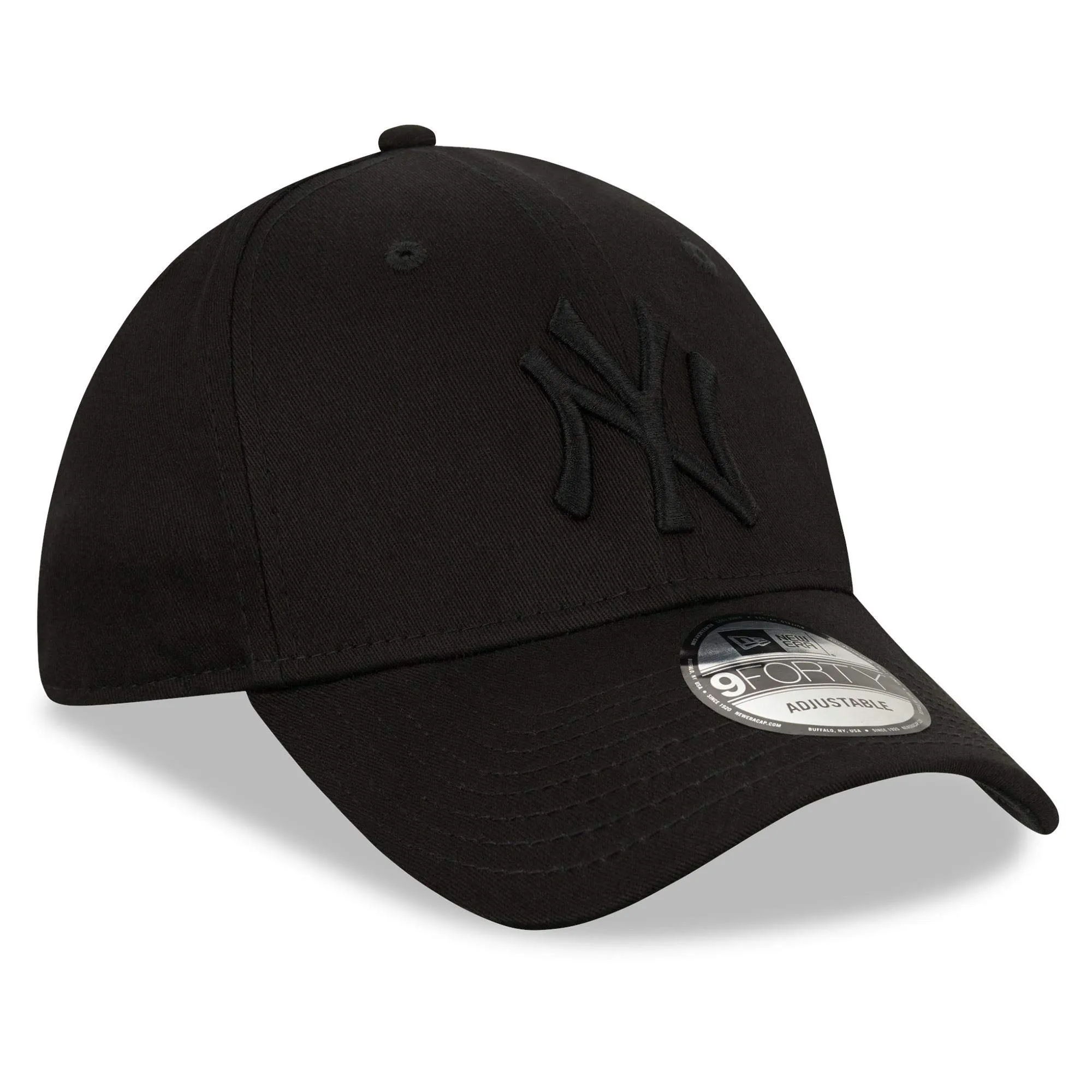 New Era New York Yankees 9FORTY Snapback Baseball Cap - Black - One Size - immagine 3