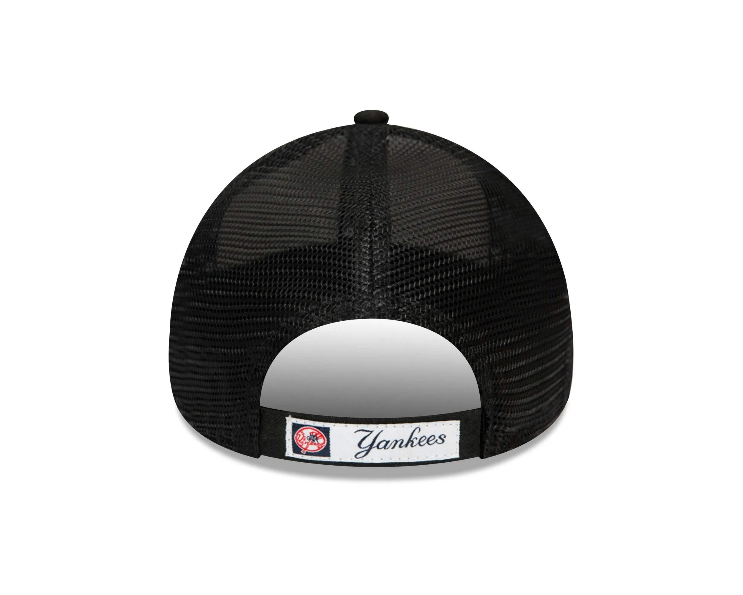 New Era York Yankees MLB 9FORTY Adjustable Mesh Cap - Black - One Size - immagine 4