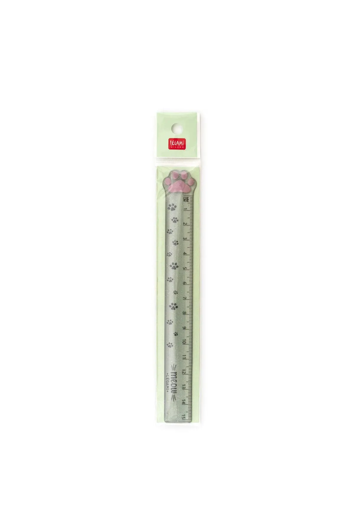 Legami Meow Ruler, 15 cm, Plastica - immagine 3