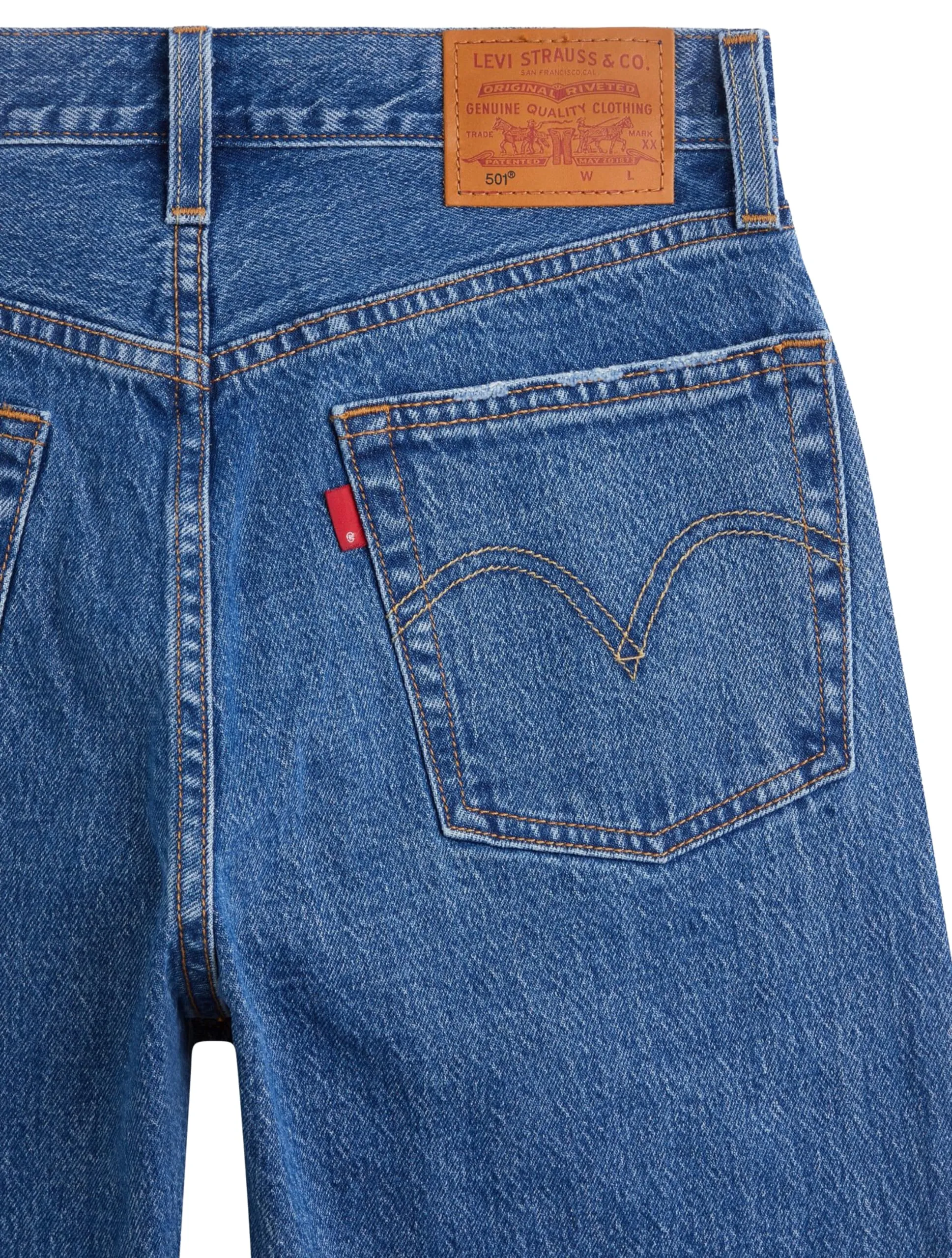 Levi's 501 Crop Jeans Donna, Jazz Pop, 27W / 28L - immagine 6