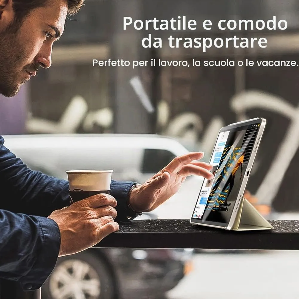 TiMOVO Cover per iPad Air 11" M4/M3/M2, Air 5a/4a Gen 10.9" - Champagne Oro - immagine 7