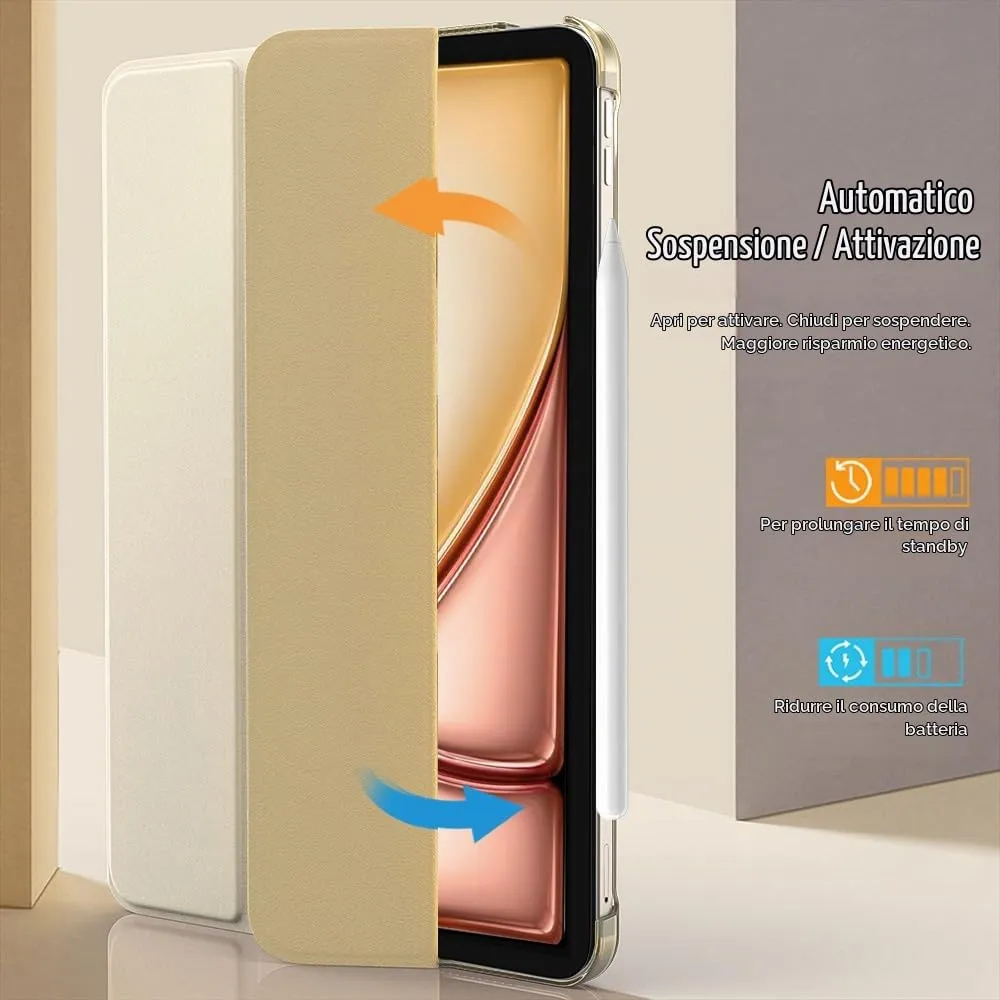 TiMOVO Cover per iPad Air 11" M4/M3/M2, Air 5a/4a Gen 10.9" - Champagne Oro - immagine 8