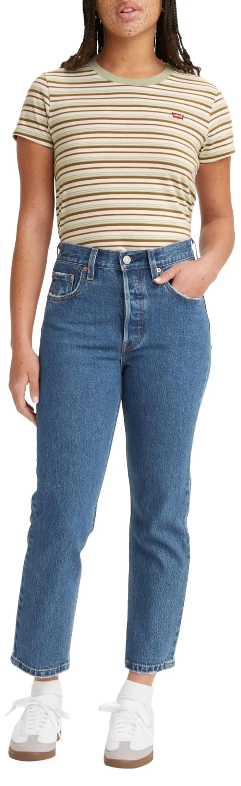 Levi's 501 Crop Jeans Donna, Jazz Pop, 28W / 26L - immagine 1