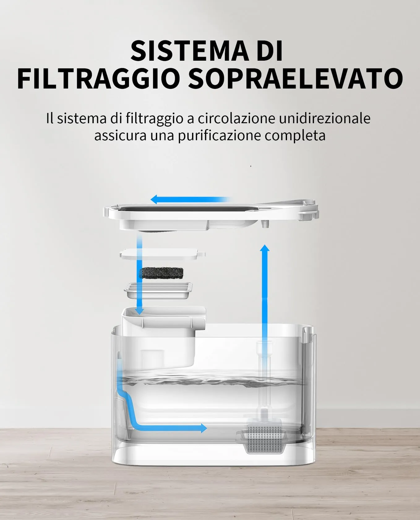 PETKIT Eversweet Max Fontanella per Gatti Senza Fili 3L CT-W3 - immagine 4