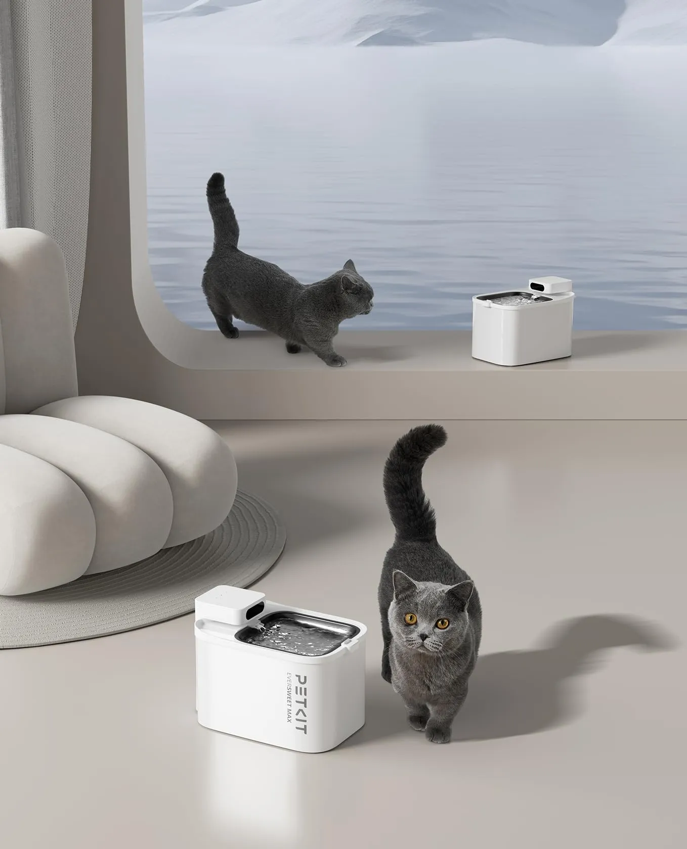 PETKIT Eversweet Max Fontanella per Gatti Senza Fili 3L CT-W3 - immagine 8