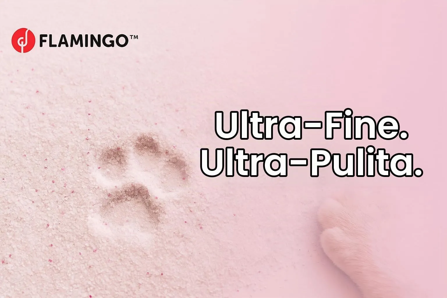 Flamingo Lettiera per gatti in gel di silice, carbone attivo, grani fini, profumo neutro, 17 l - immagine 3