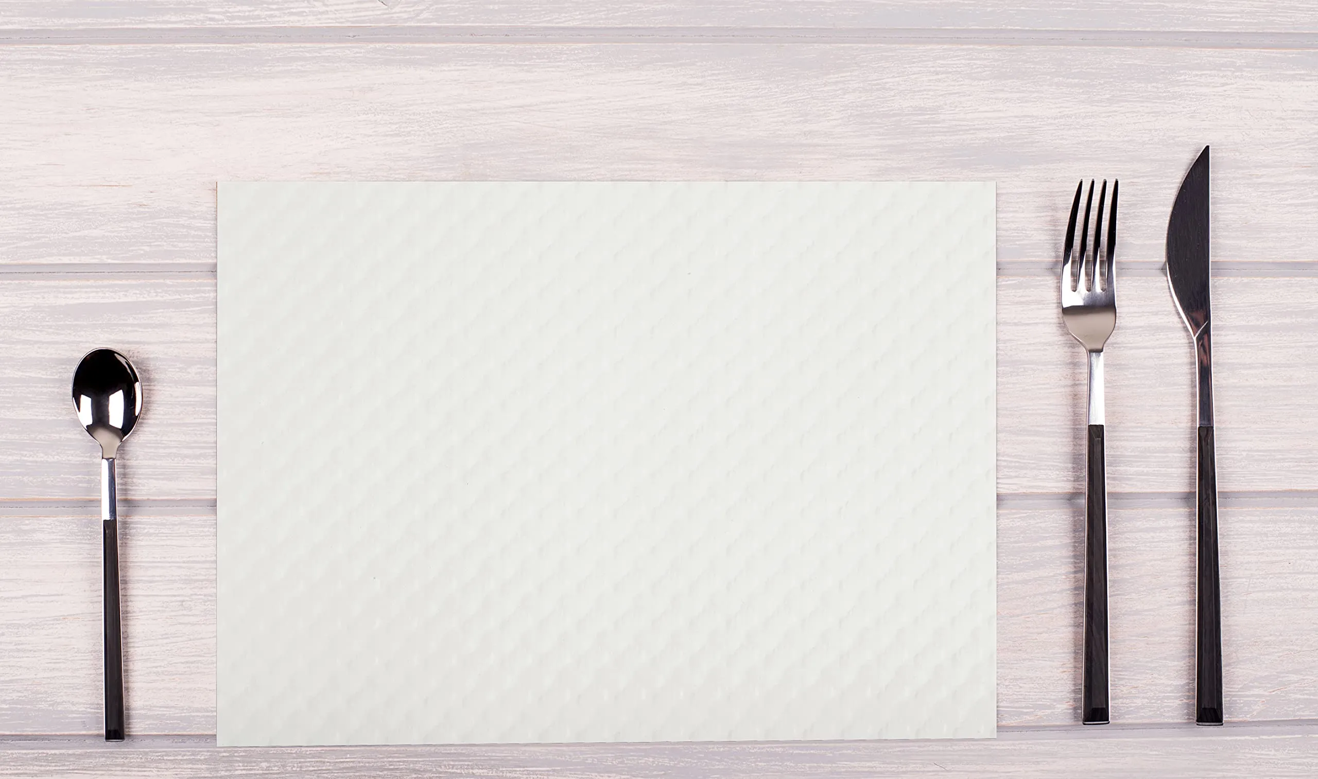 Pronappe Tovagliette di carta goffrata bianca opaca monouso, 30x40 cm, 500 pezzi - Cod. 354161I - immagine 3