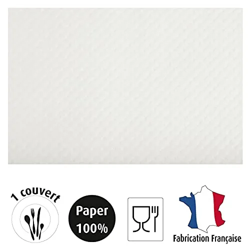 Pronappe Tovagliette di carta goffrata bianca opaca monouso, 30x40 cm, 500 pezzi - Cod. 354161I - immagine 5