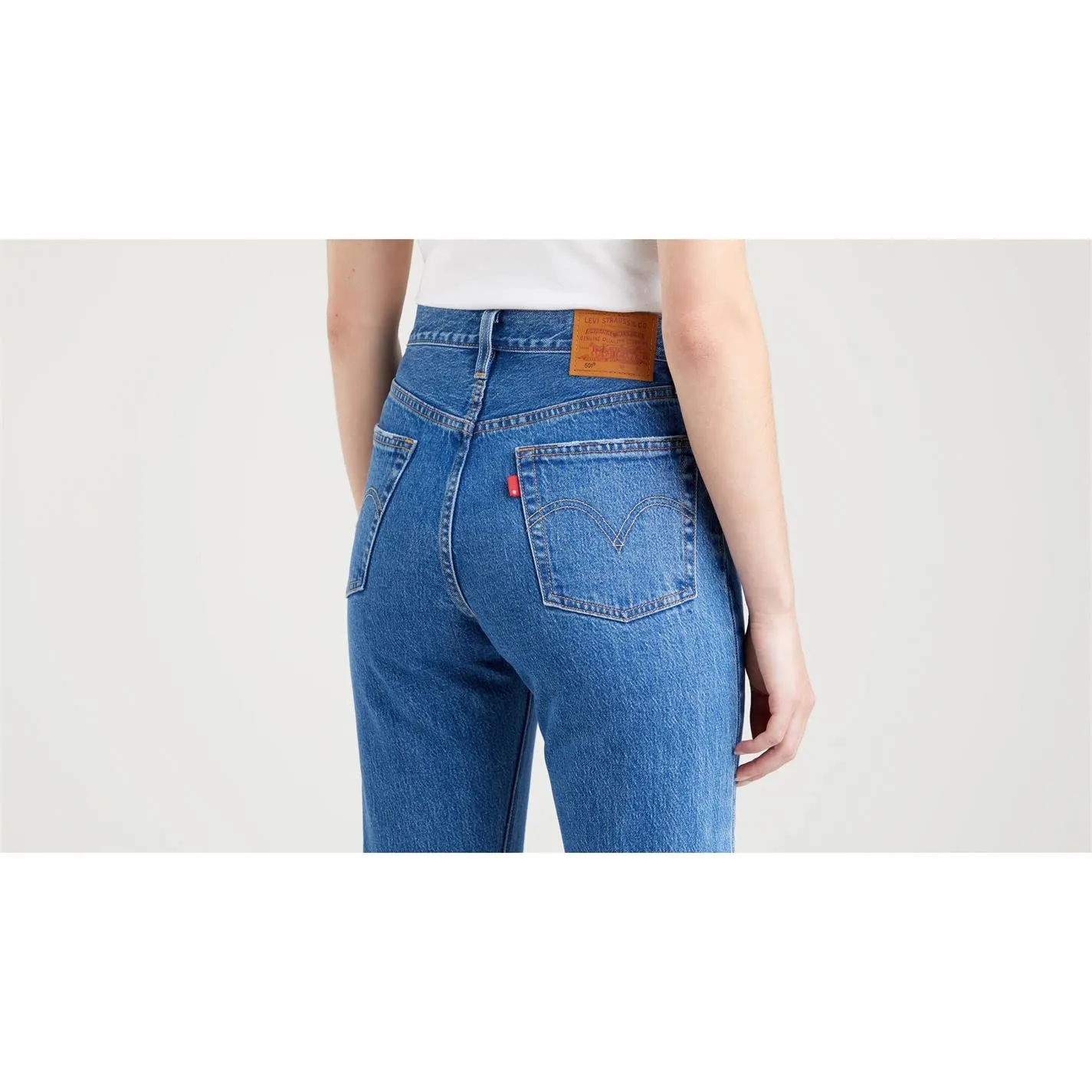 Levi's 501 Crop Jeans Donna, Jazz Pop, 24W / 26L - immagine 3