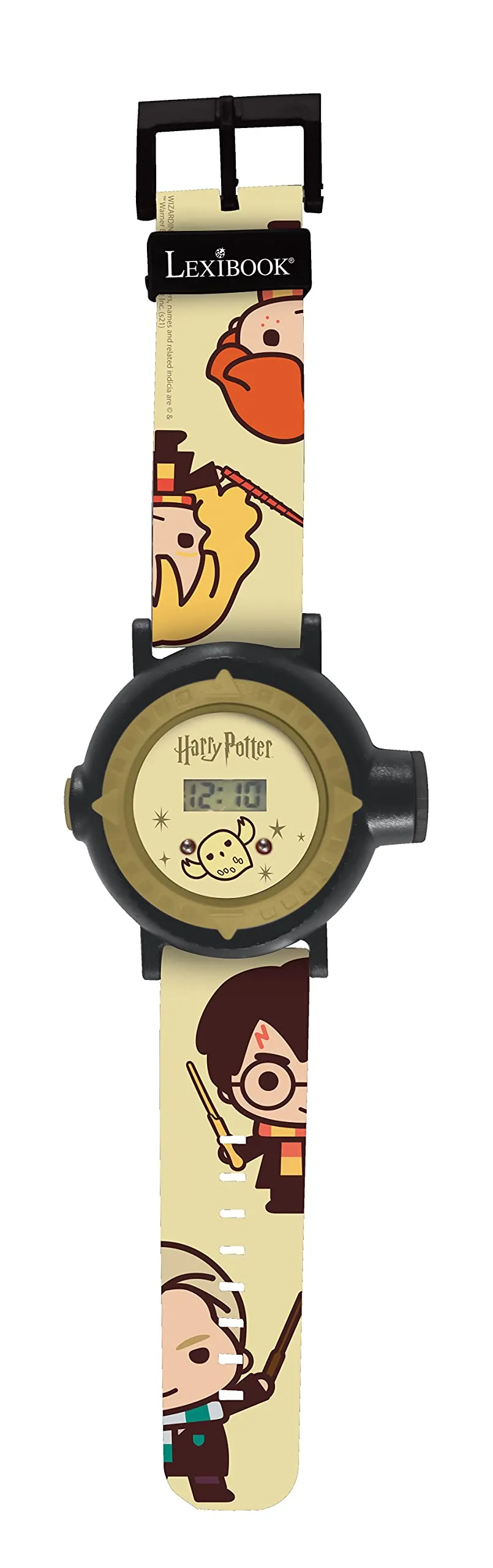 Lexibook Harry Potter Orologio Proiettore Digitale DMW050HP - Nero e Oro - immagine 2