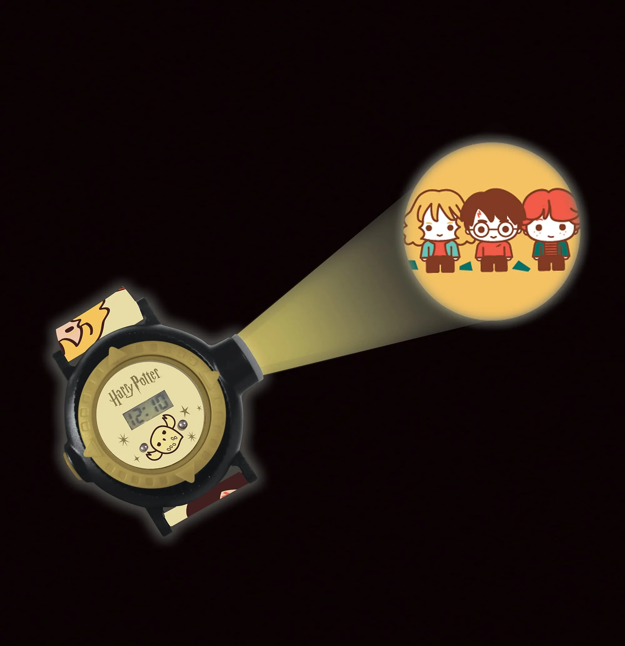 Lexibook Harry Potter Orologio Proiettore Digitale DMW050HP - Nero e Oro - immagine 4
