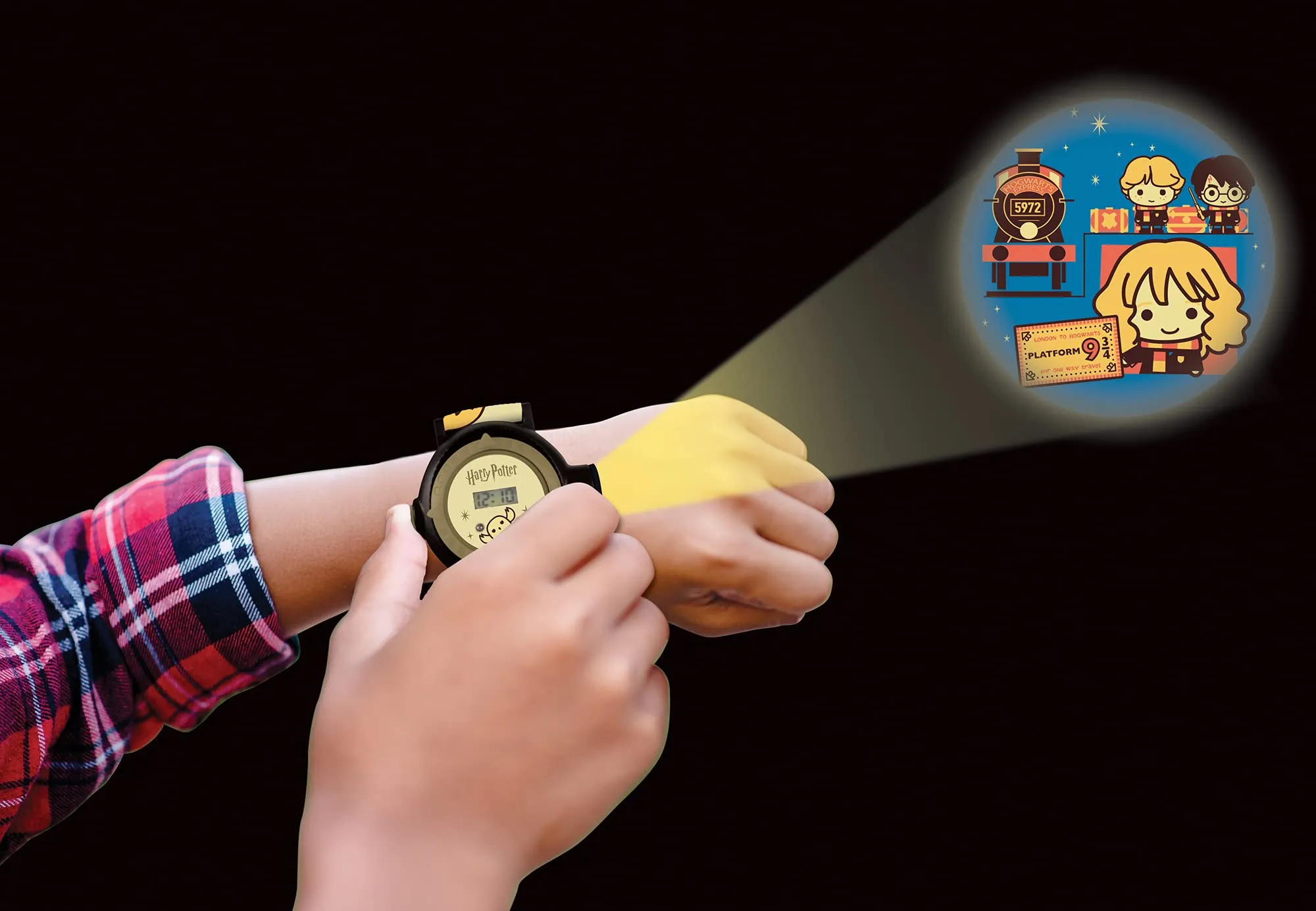 Lexibook Harry Potter Orologio Proiettore Digitale DMW050HP - Nero e Oro - immagine 5