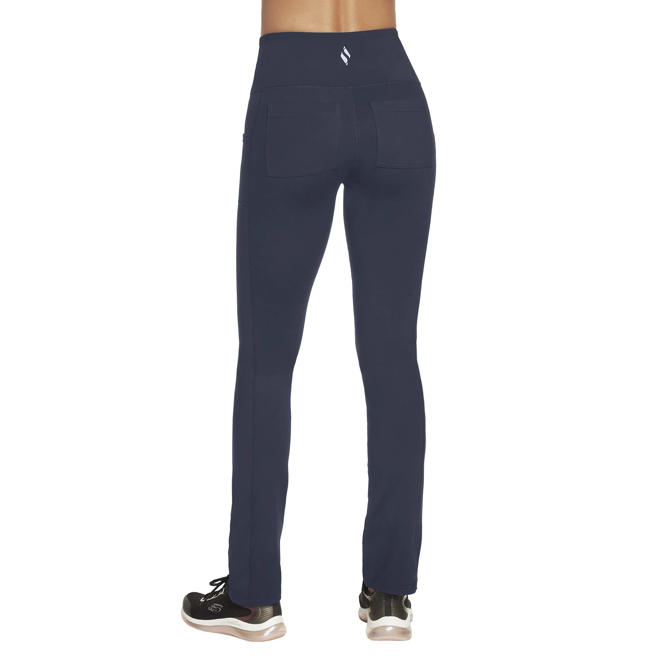 Skechers GoWalk Pantaloni a Vita Alta da Donna - Taglia S - Blu Navy - immagine 2